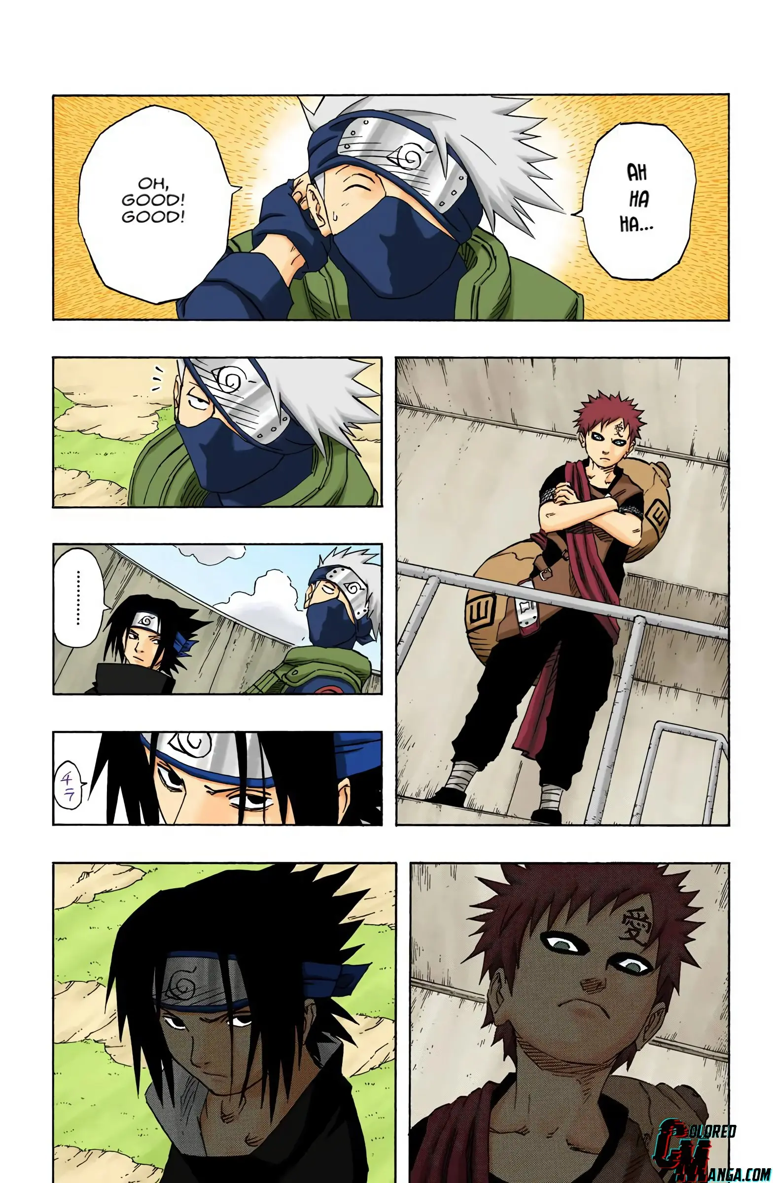 Naruto Colored Manga Online, chapter 110, page 3
