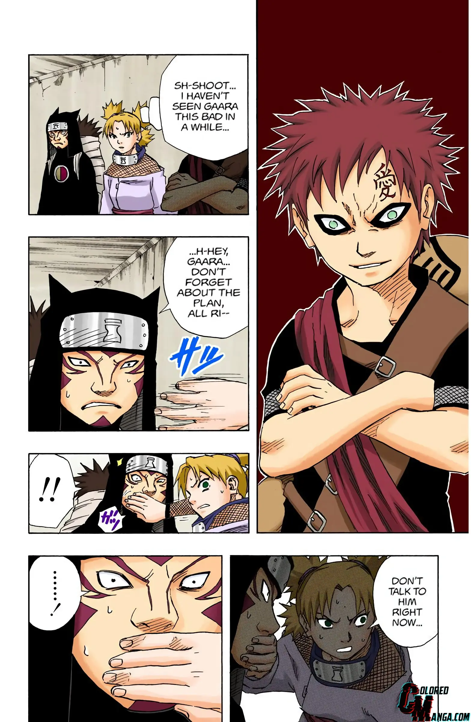 Naruto Colored Manga Online, chapter 110, page 12
