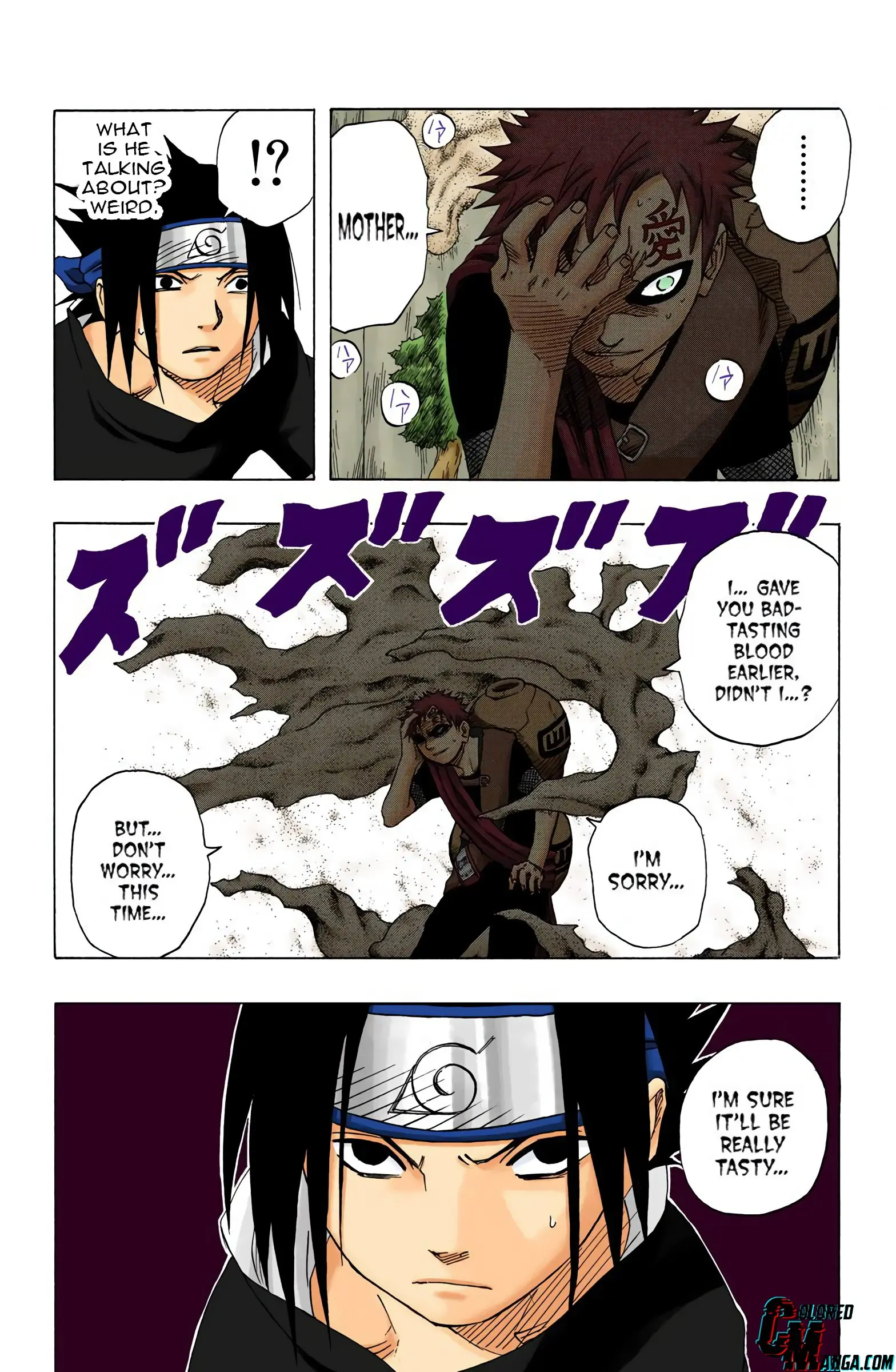 Naruto Colored Manga Online, chapter 111, page 8