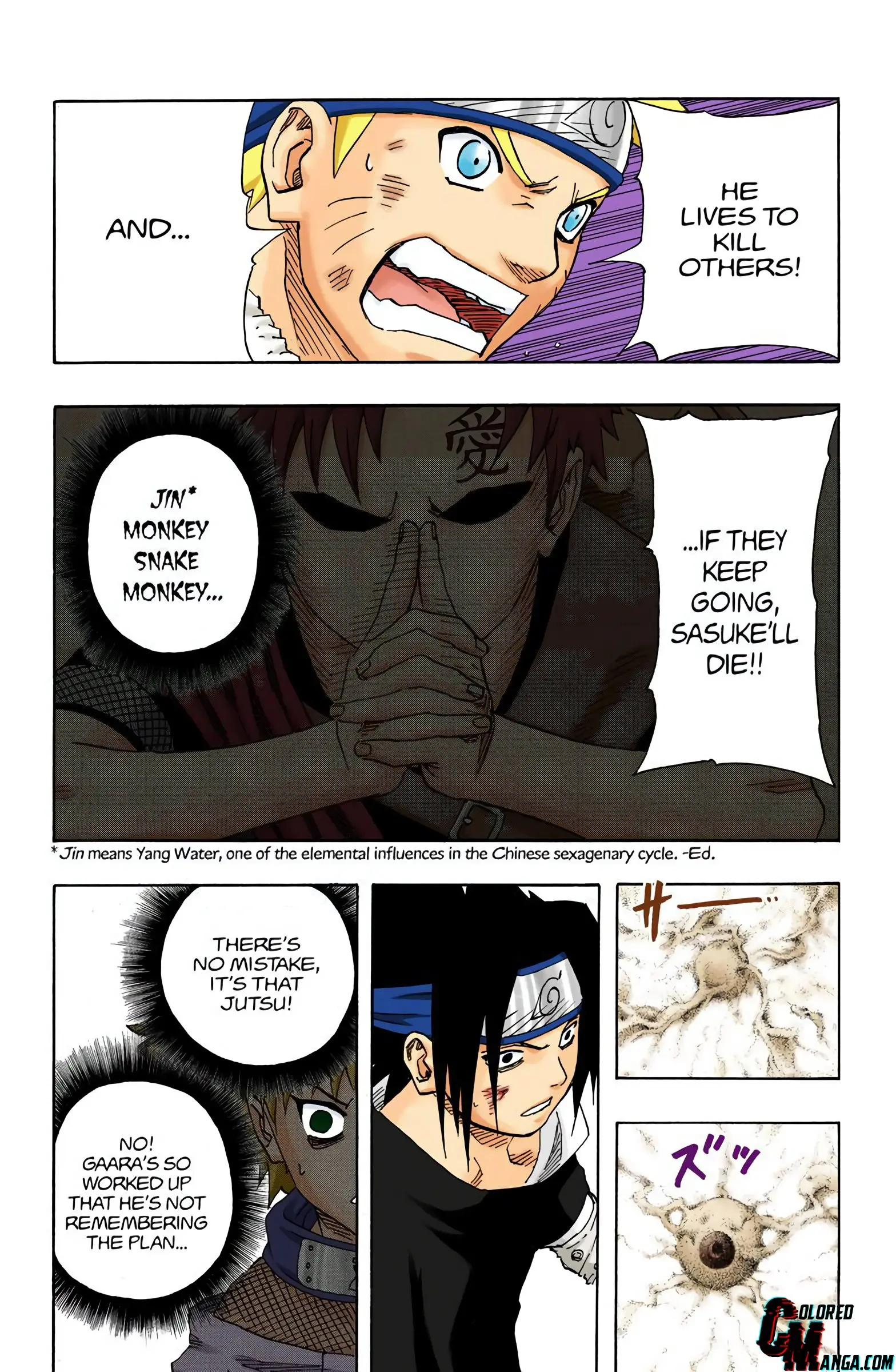 Naruto Colored Manga Online, chapter 112, page 18