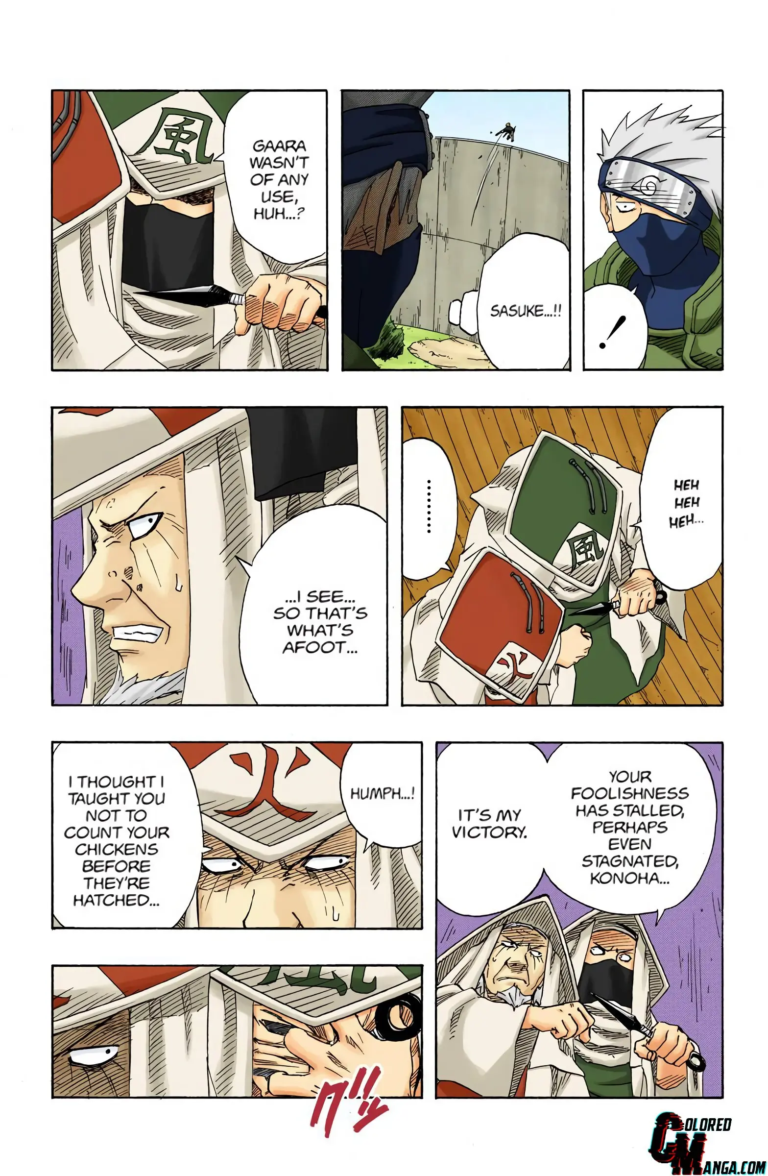 Naruto Colored Manga Online, chapter 115, page 17