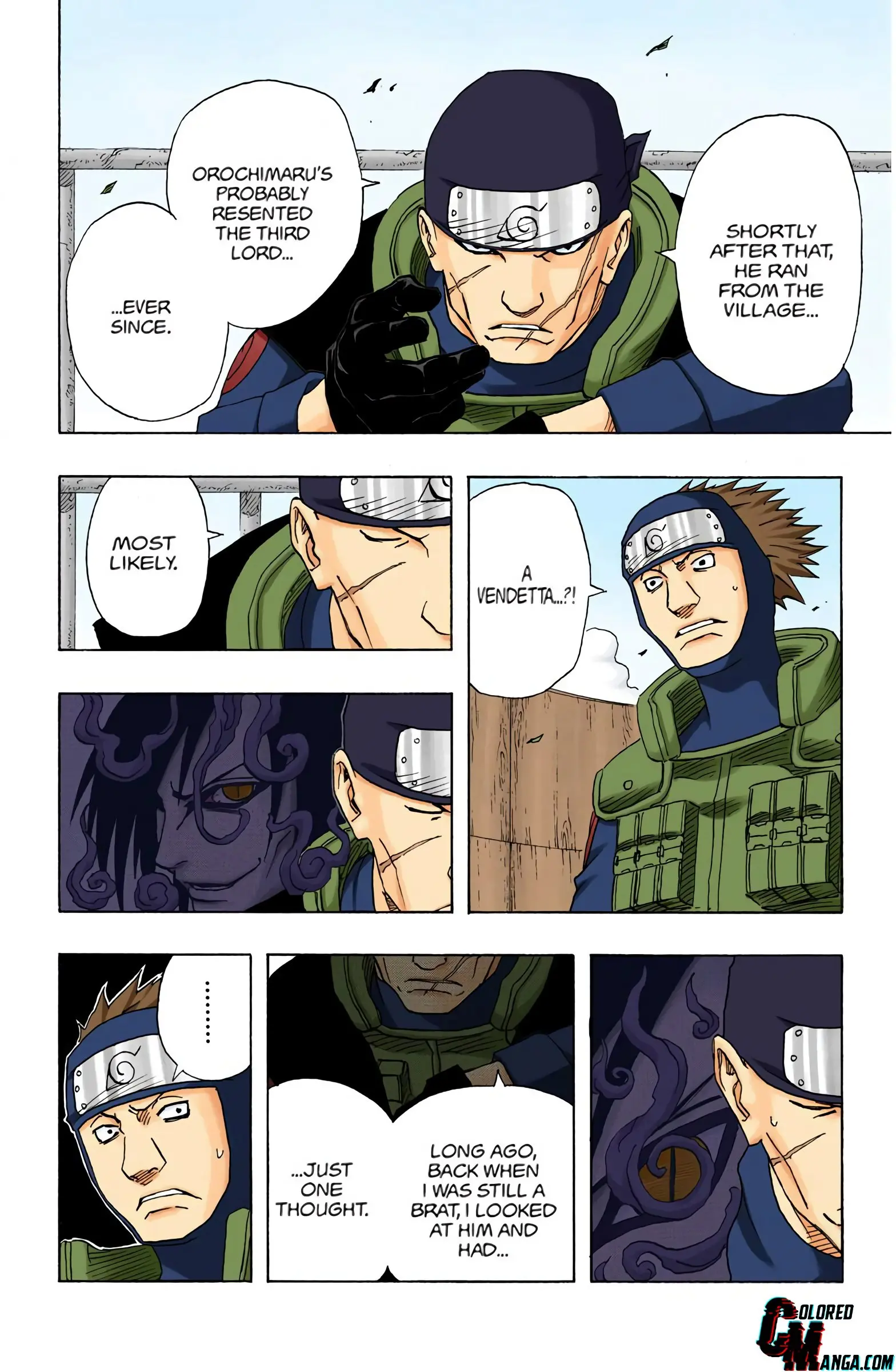 Naruto Colored Manga Online, chapter 116, page 3