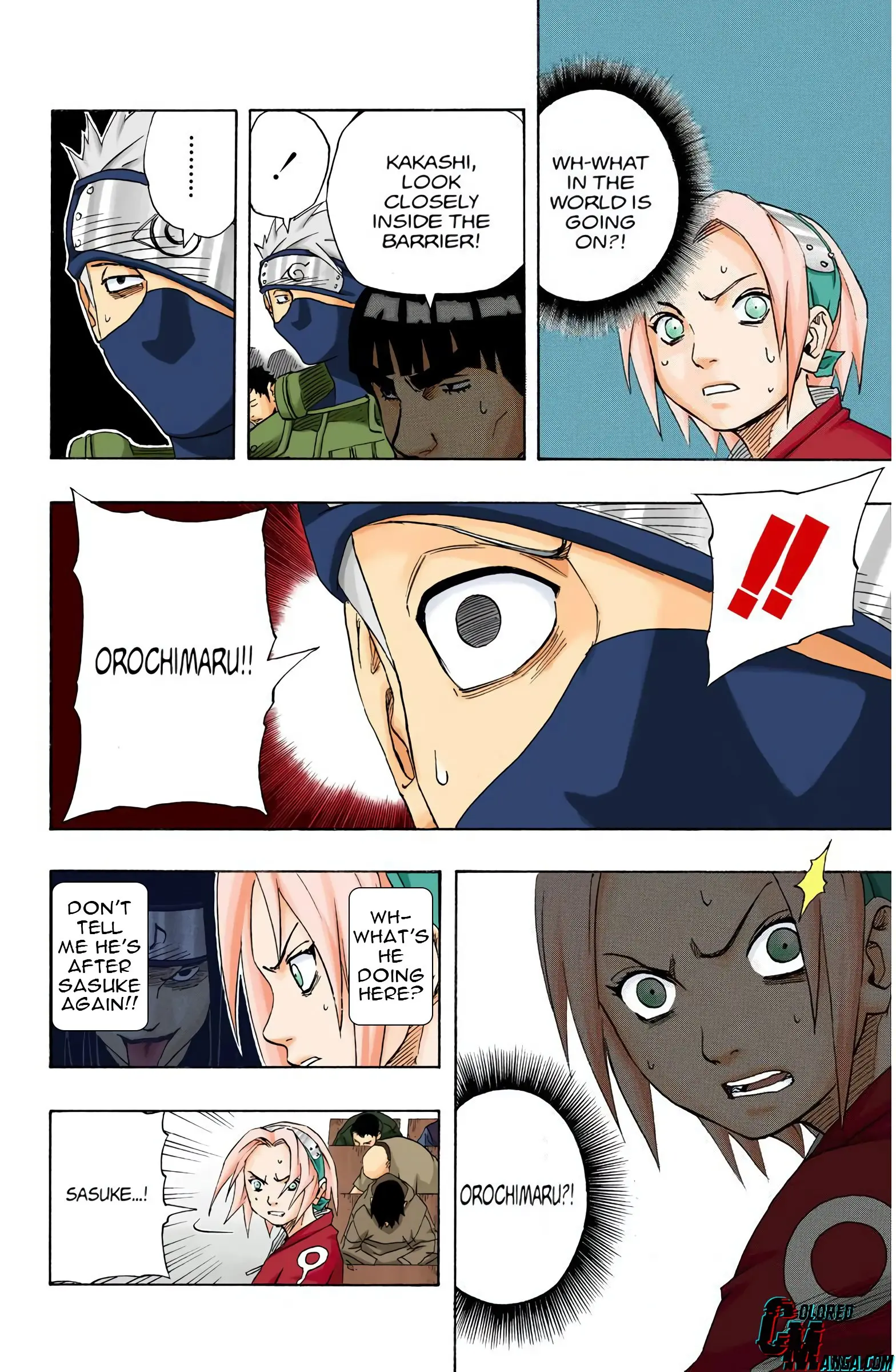Naruto Colored Manga Online, chapter 116, page 7