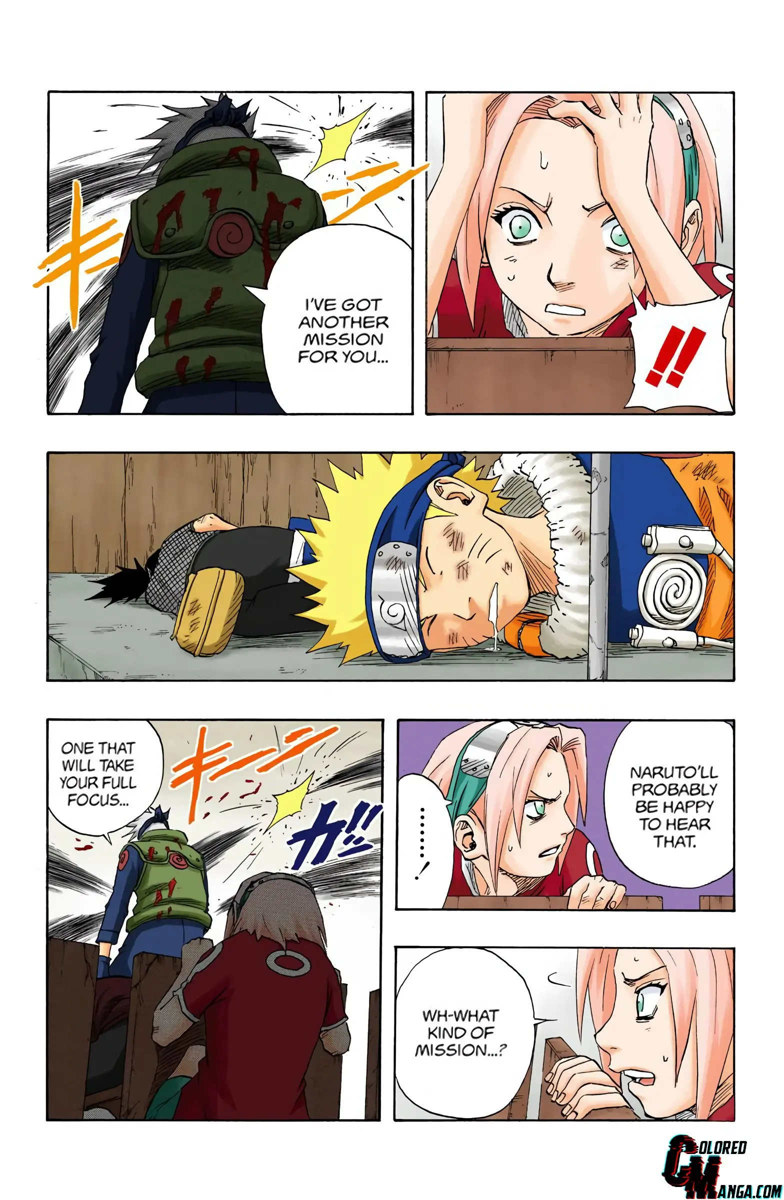 Naruto Colored Manga Online, chapter 116, page 17