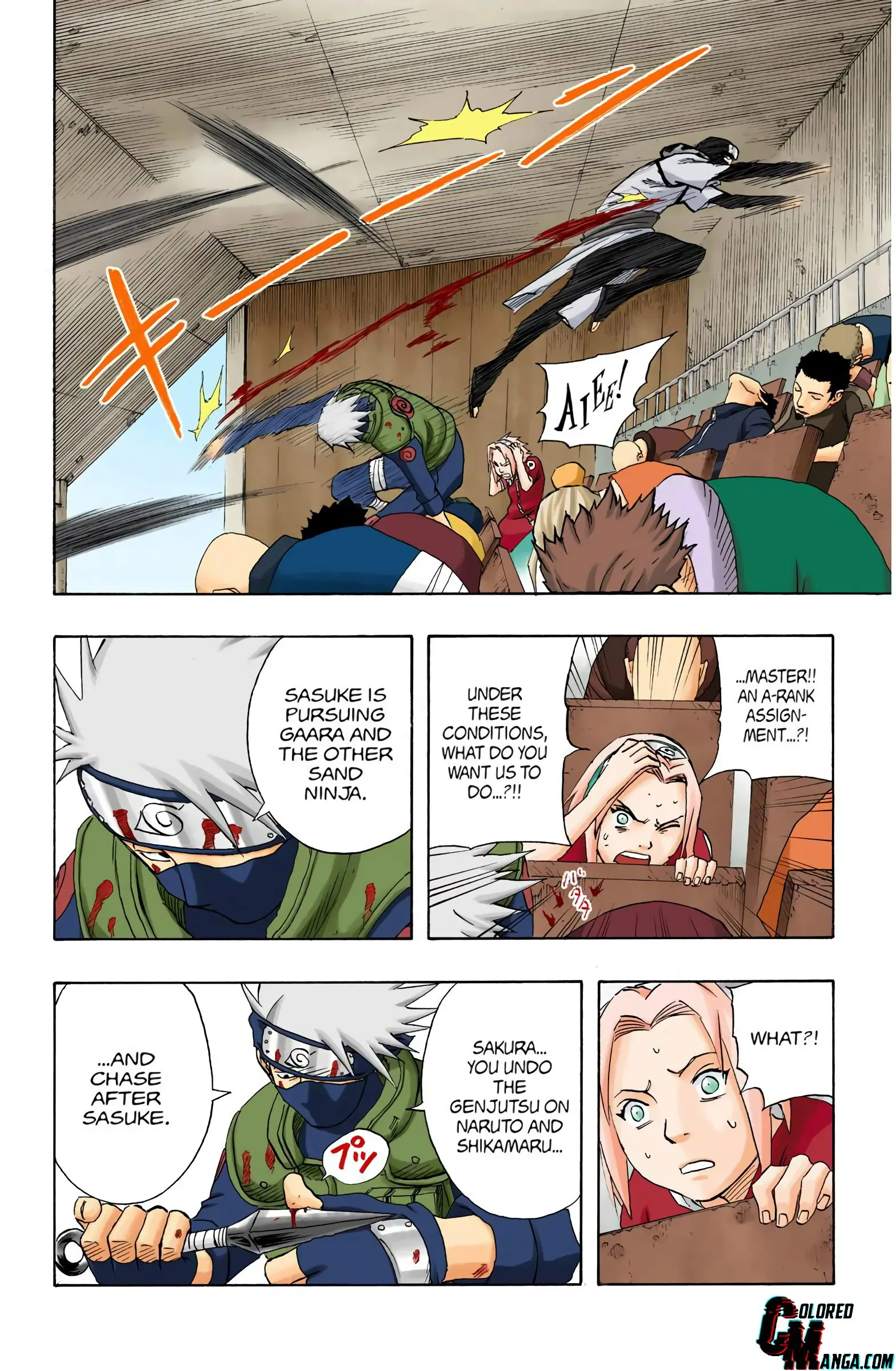 Naruto Colored Manga Online, chapter 117, page 2