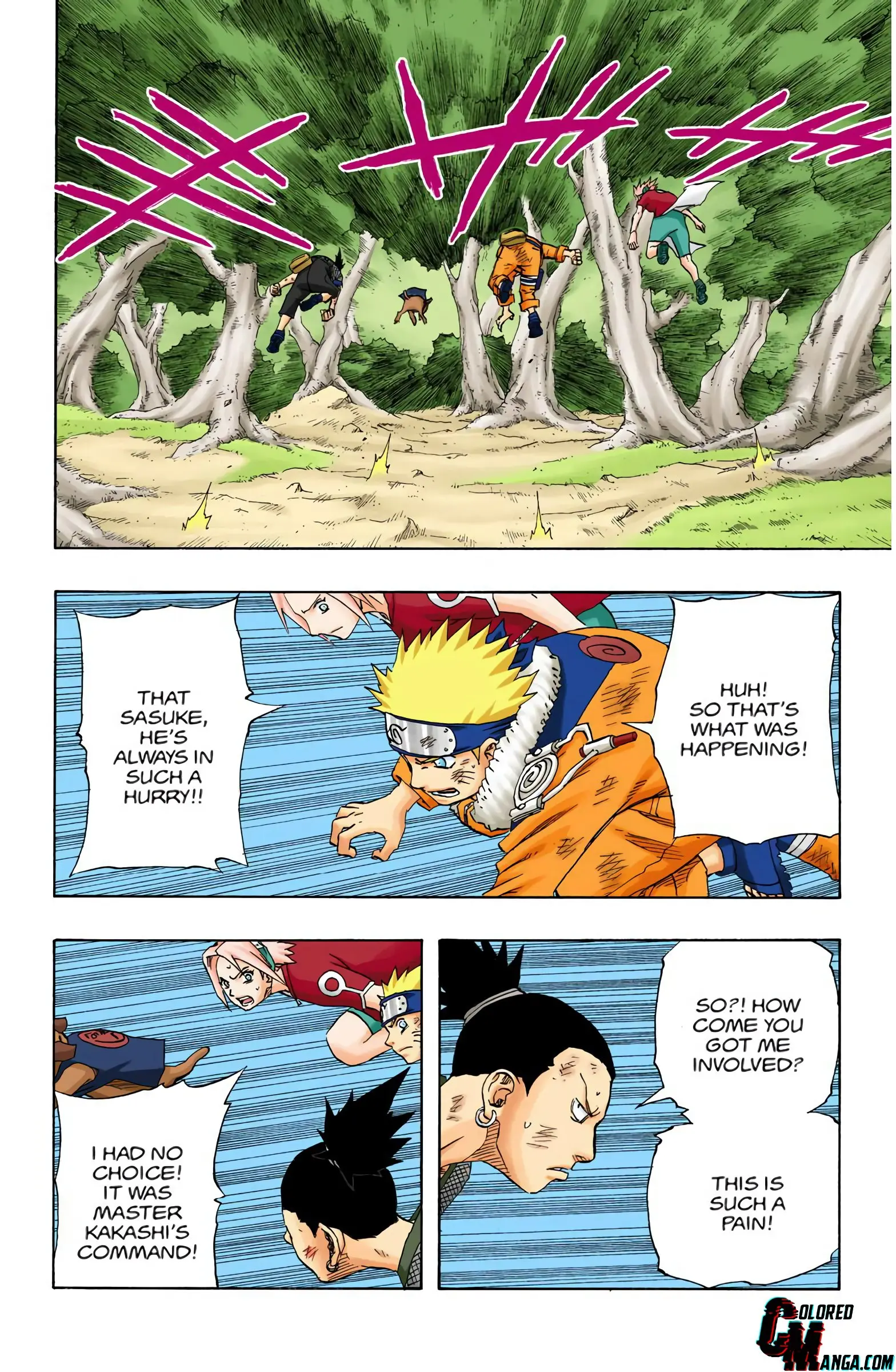Naruto Colored Manga Online, chapter 118, page 8