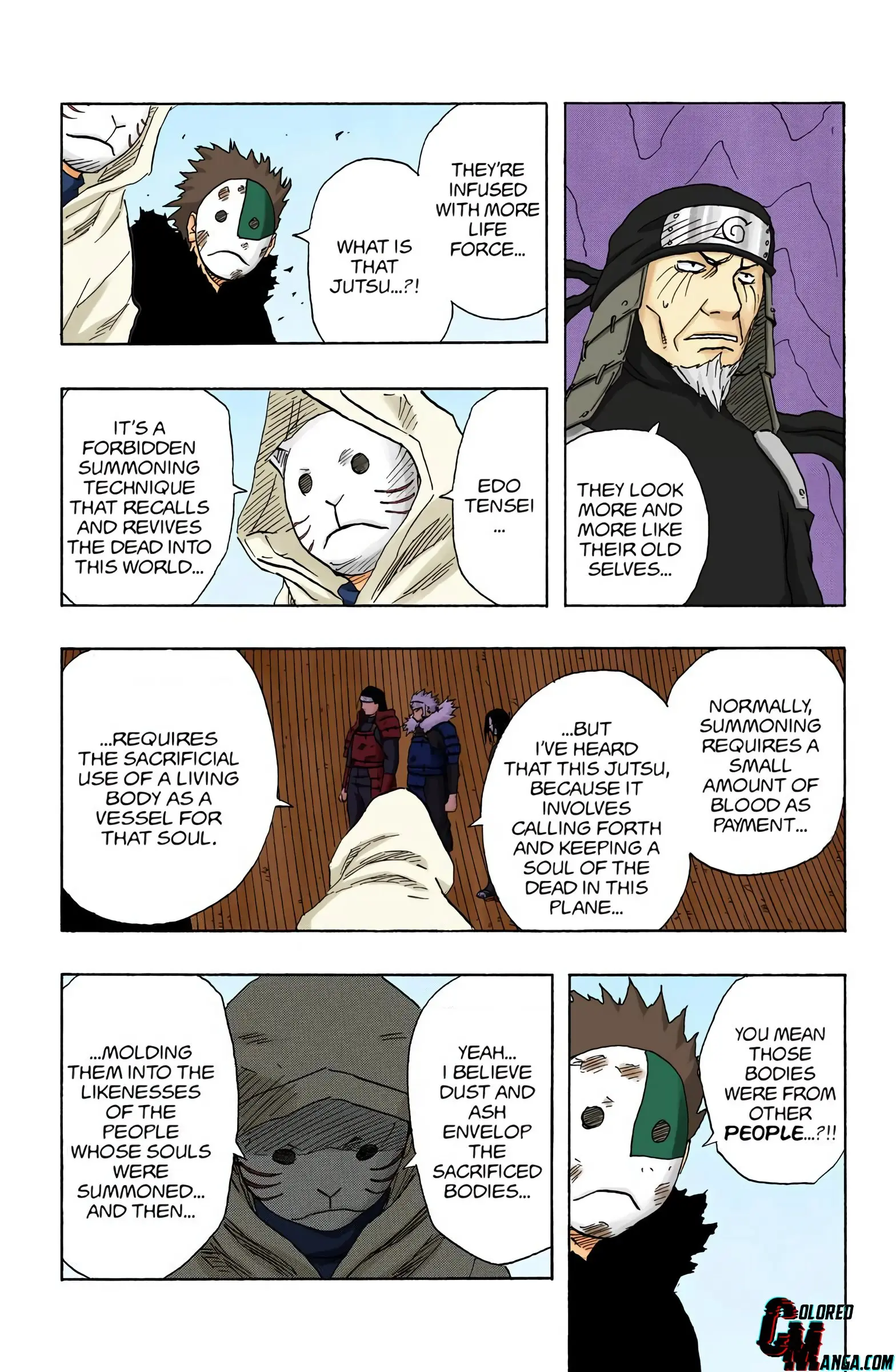 Naruto Colored Manga Online, chapter 119, page 14
