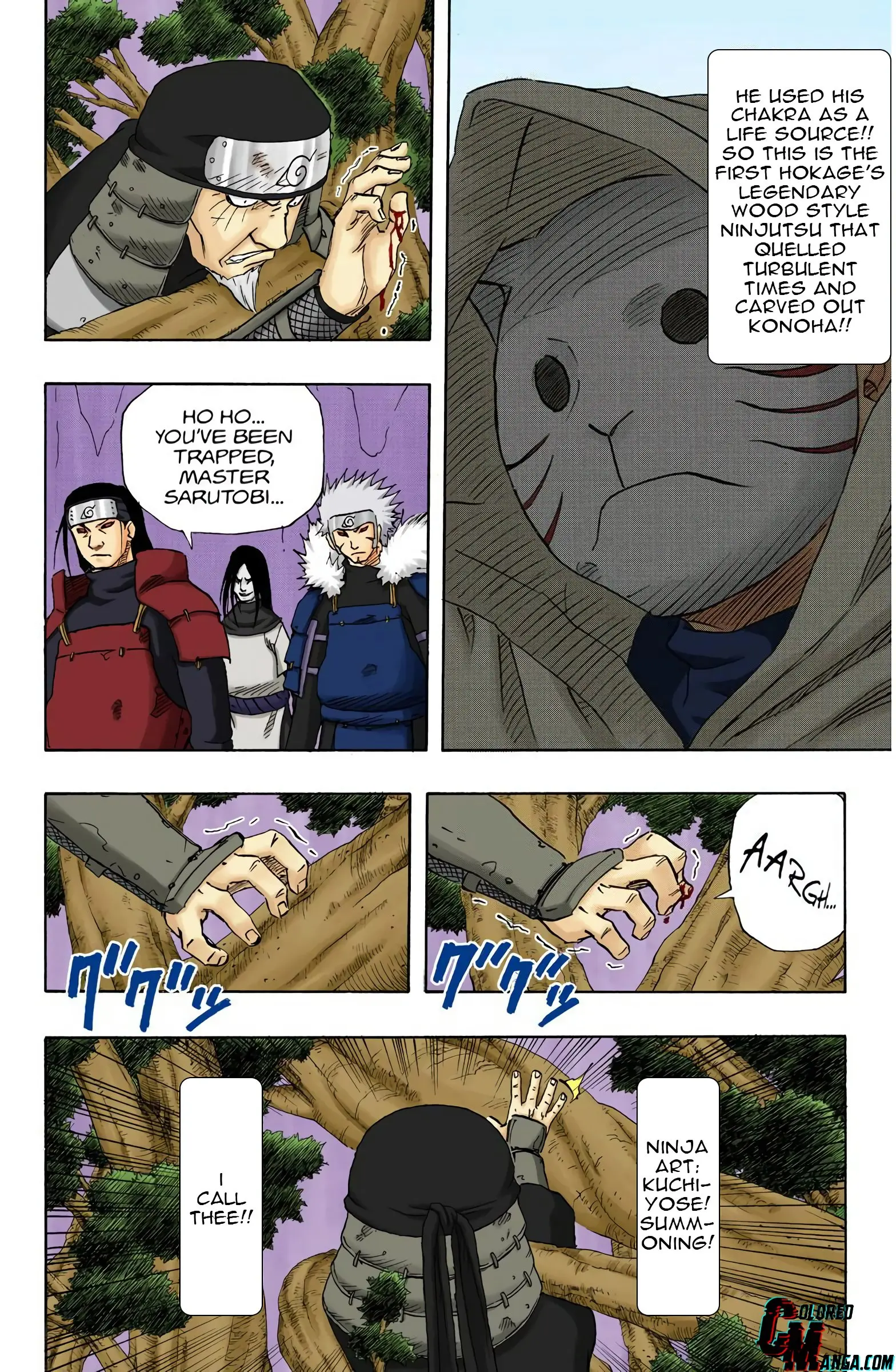 Naruto Colored Manga Online, chapter 120, page 7