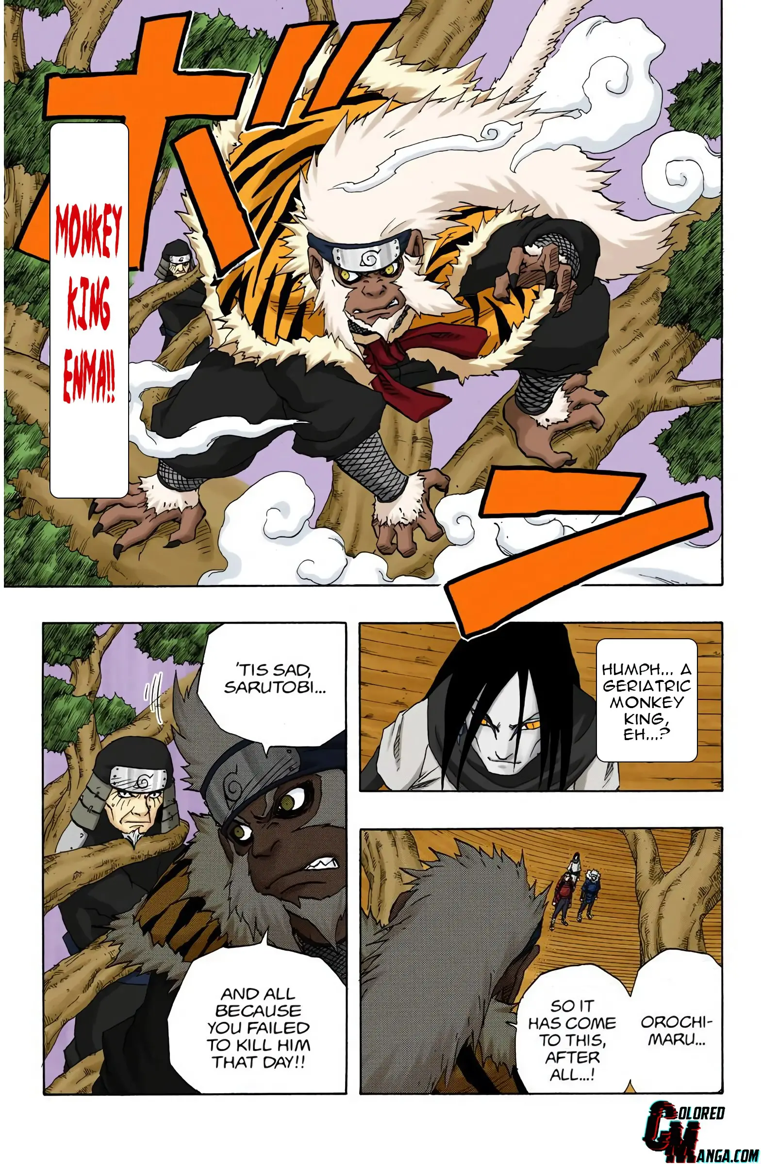 Naruto Colored Manga Online, chapter 120, page 8