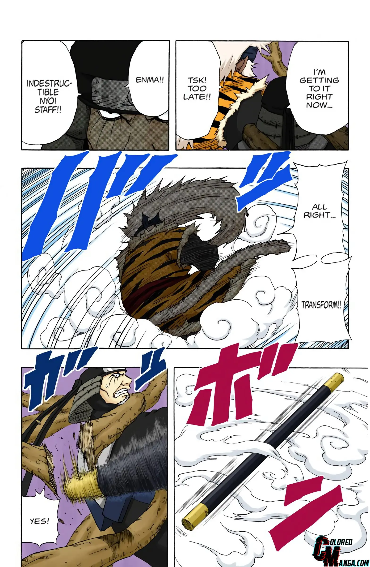 Naruto Colored Manga Online, chapter 120, page 9