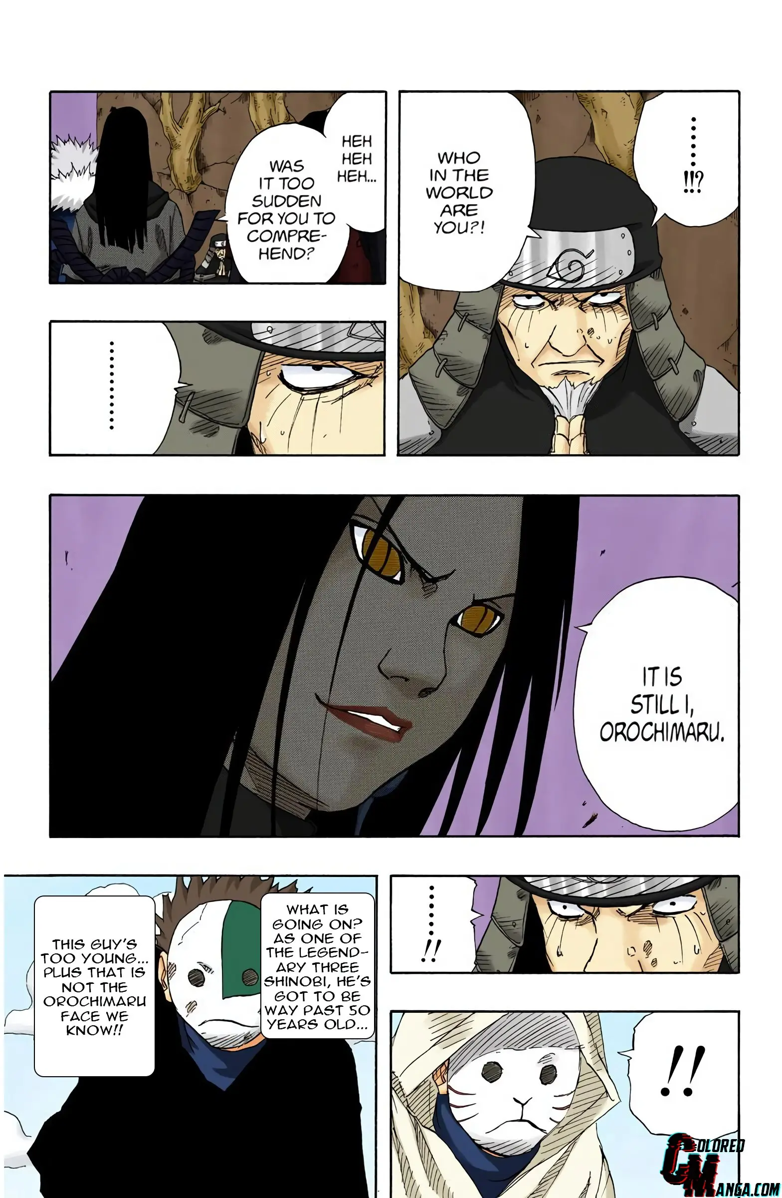 Naruto Colored Manga Online, chapter 121, page 5