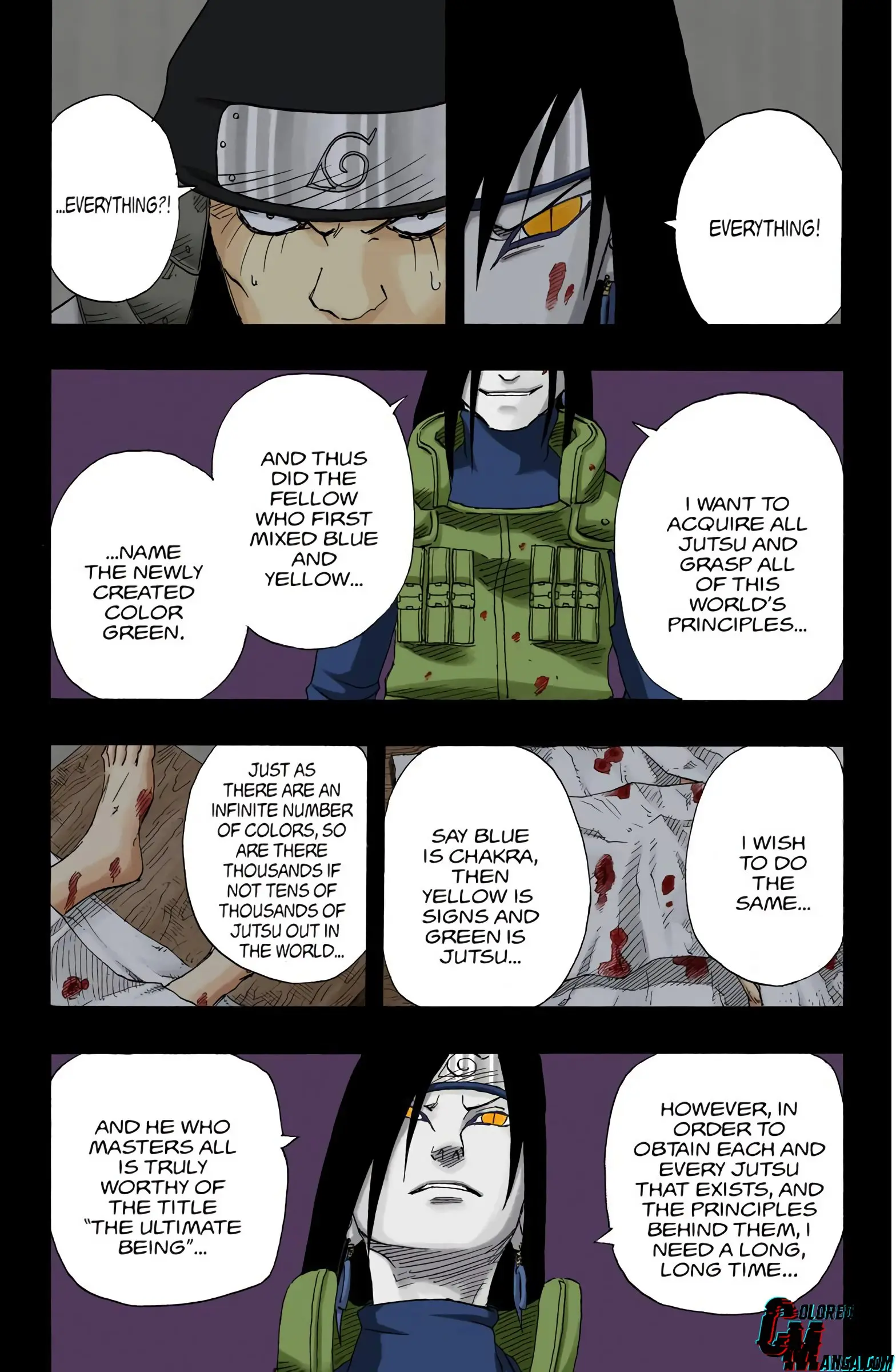 Naruto Colored Manga Online, chapter 121, page 12