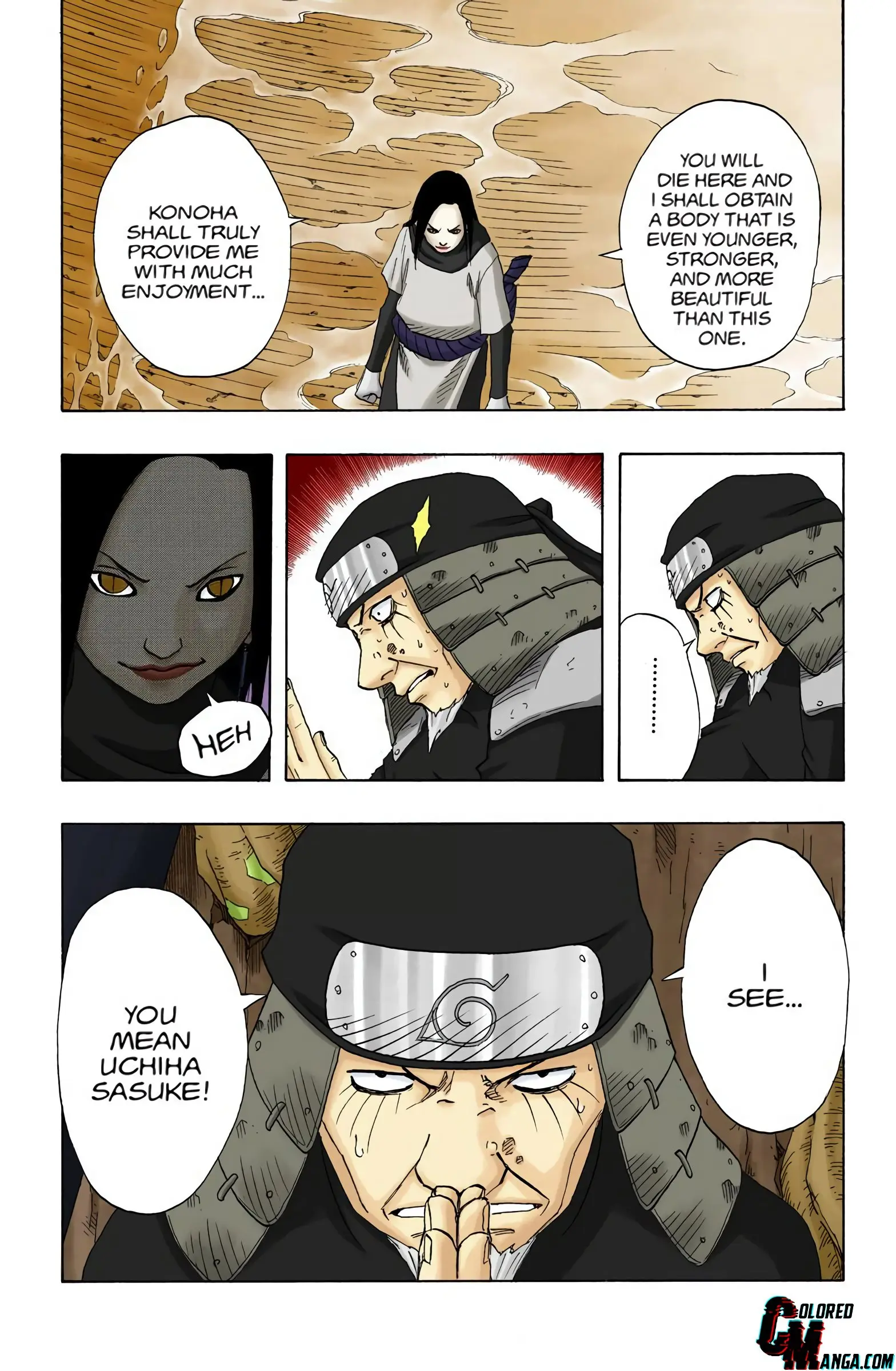 Naruto Colored Manga Online, chapter 121, page 15