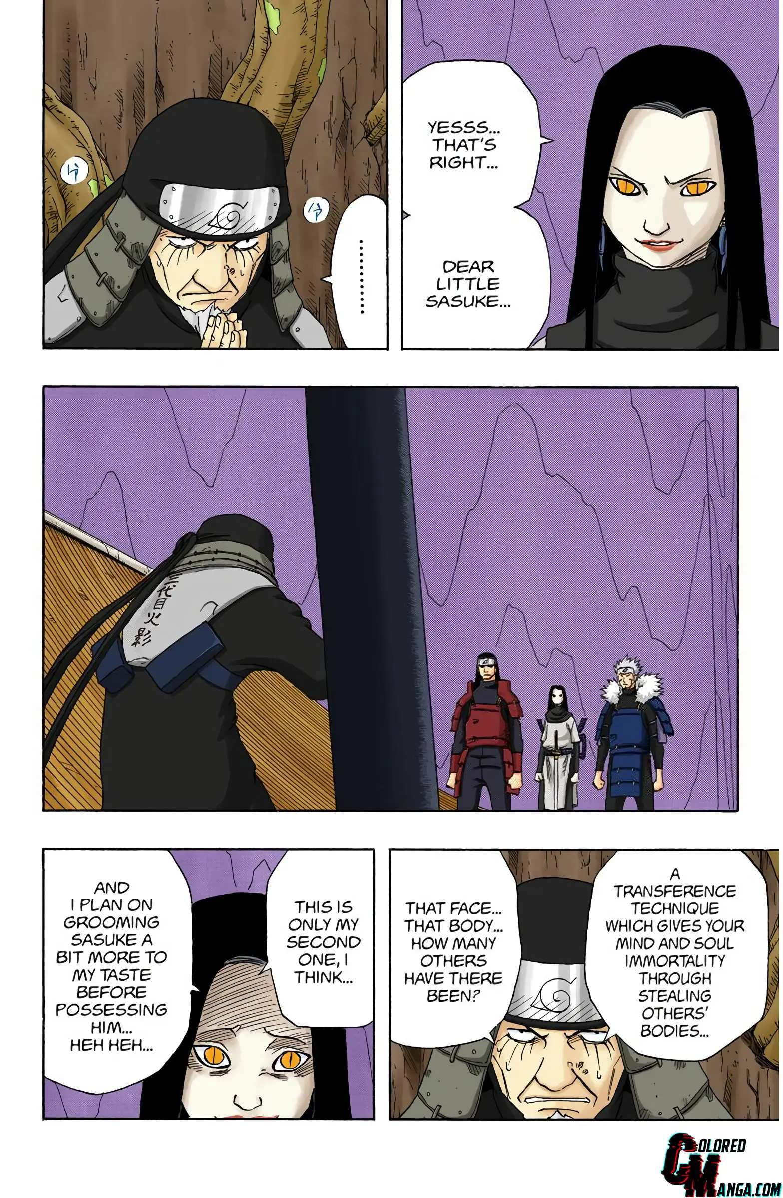 Naruto Colored Manga Online, chapter 122, page 2