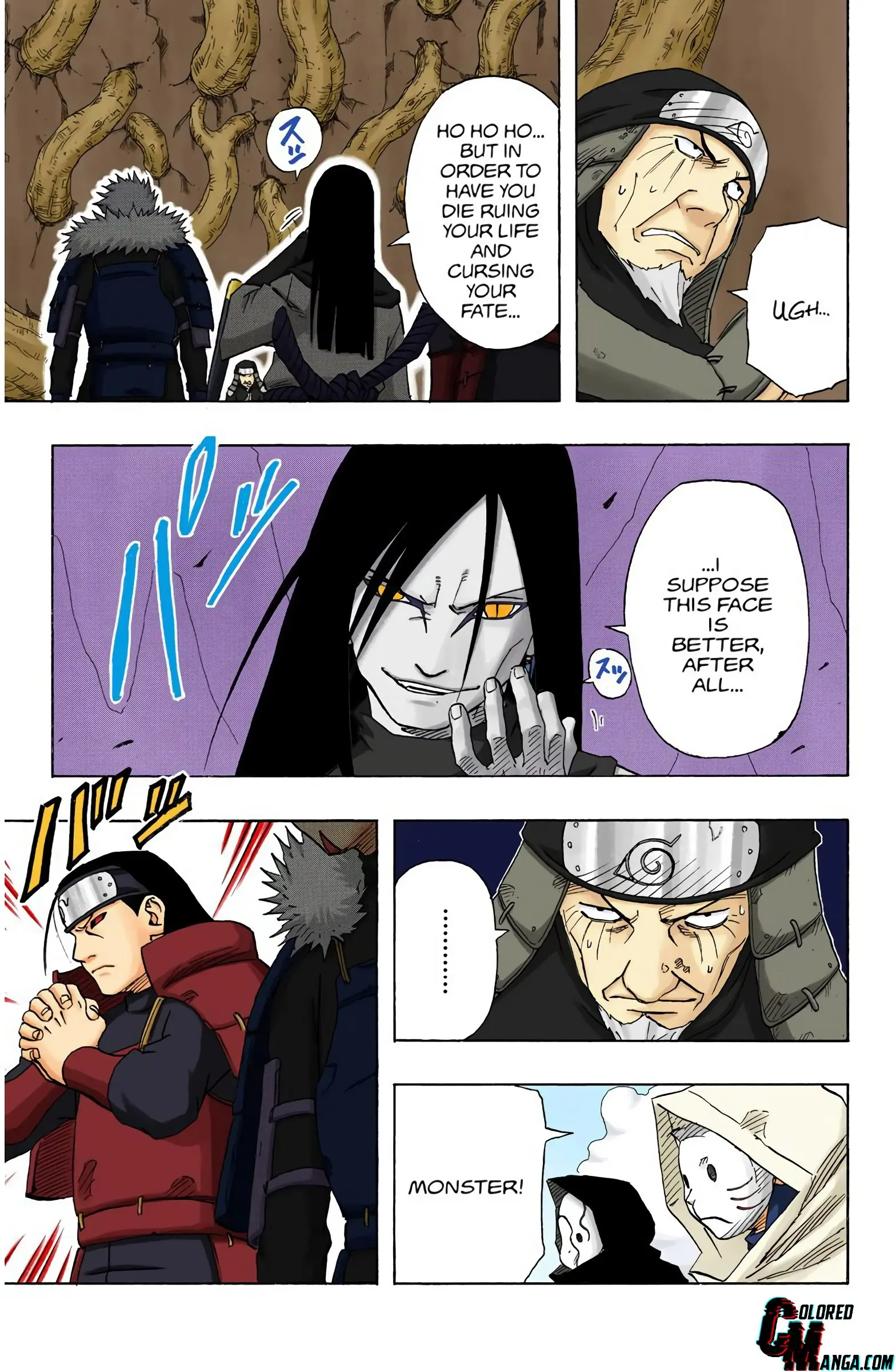 Naruto Colored Manga Online, chapter 122, page 3