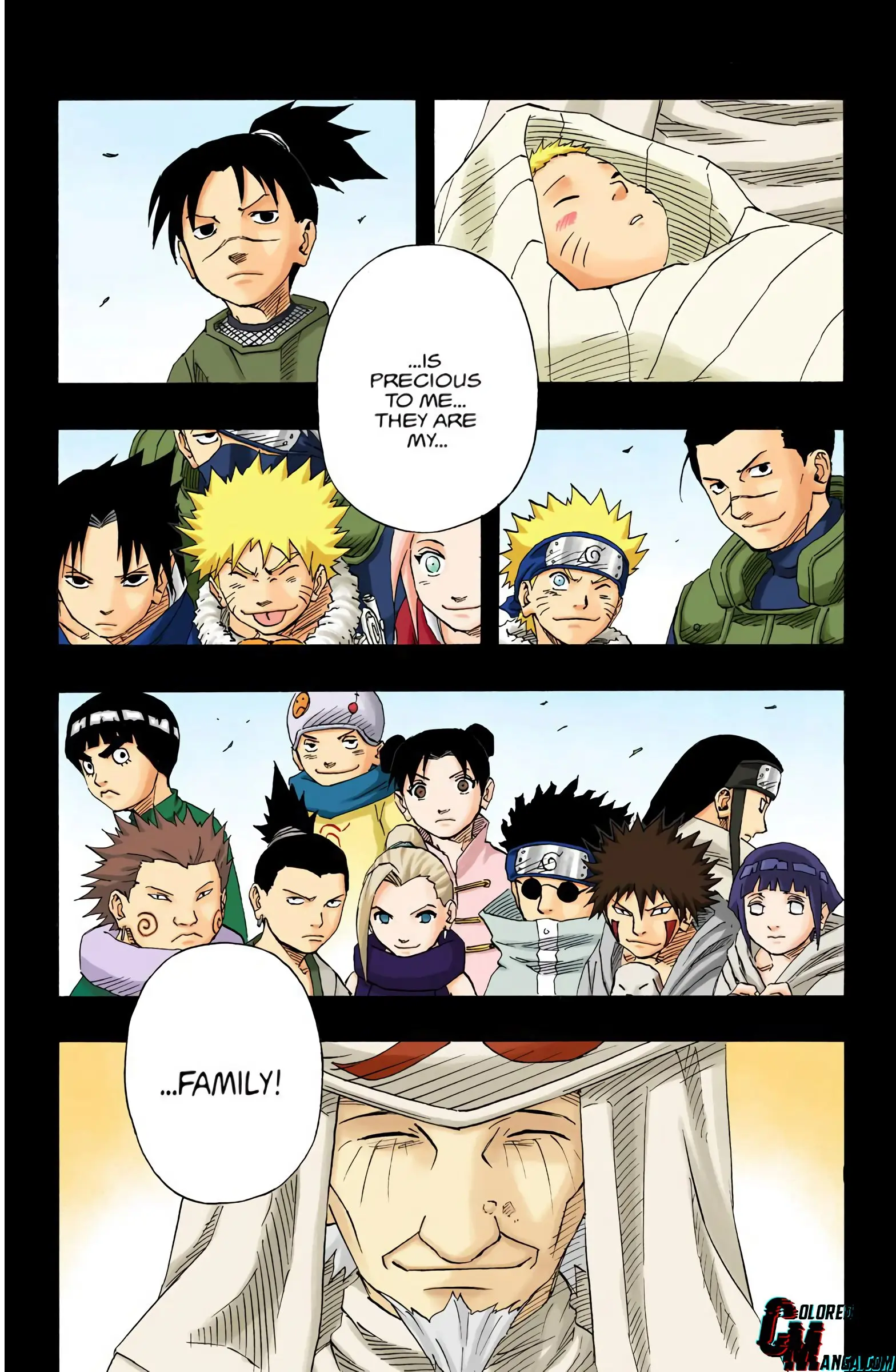 Naruto Colored Manga Online, chapter 122, page 17