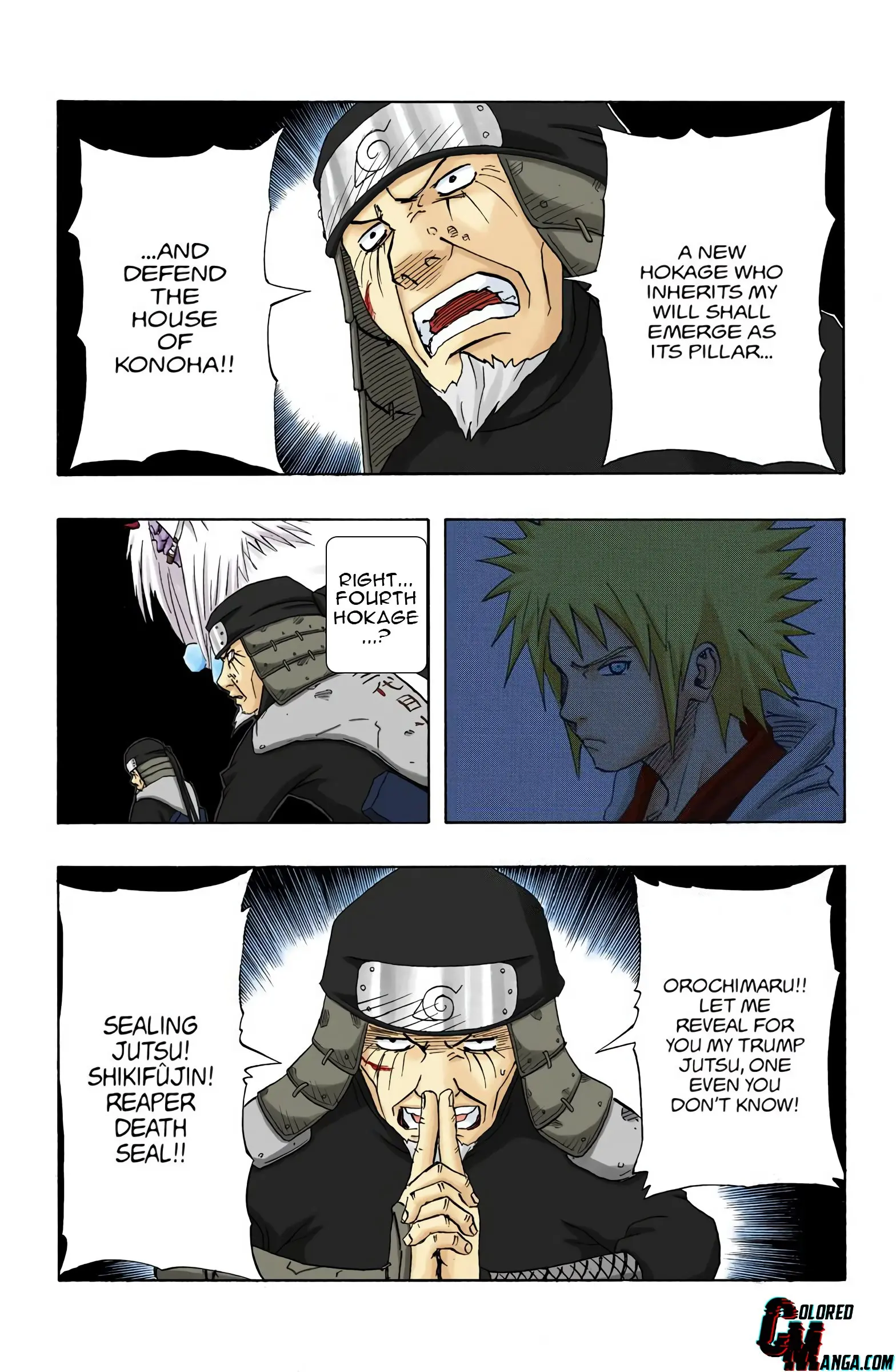 Naruto Colored Manga Online, chapter 122, page 19