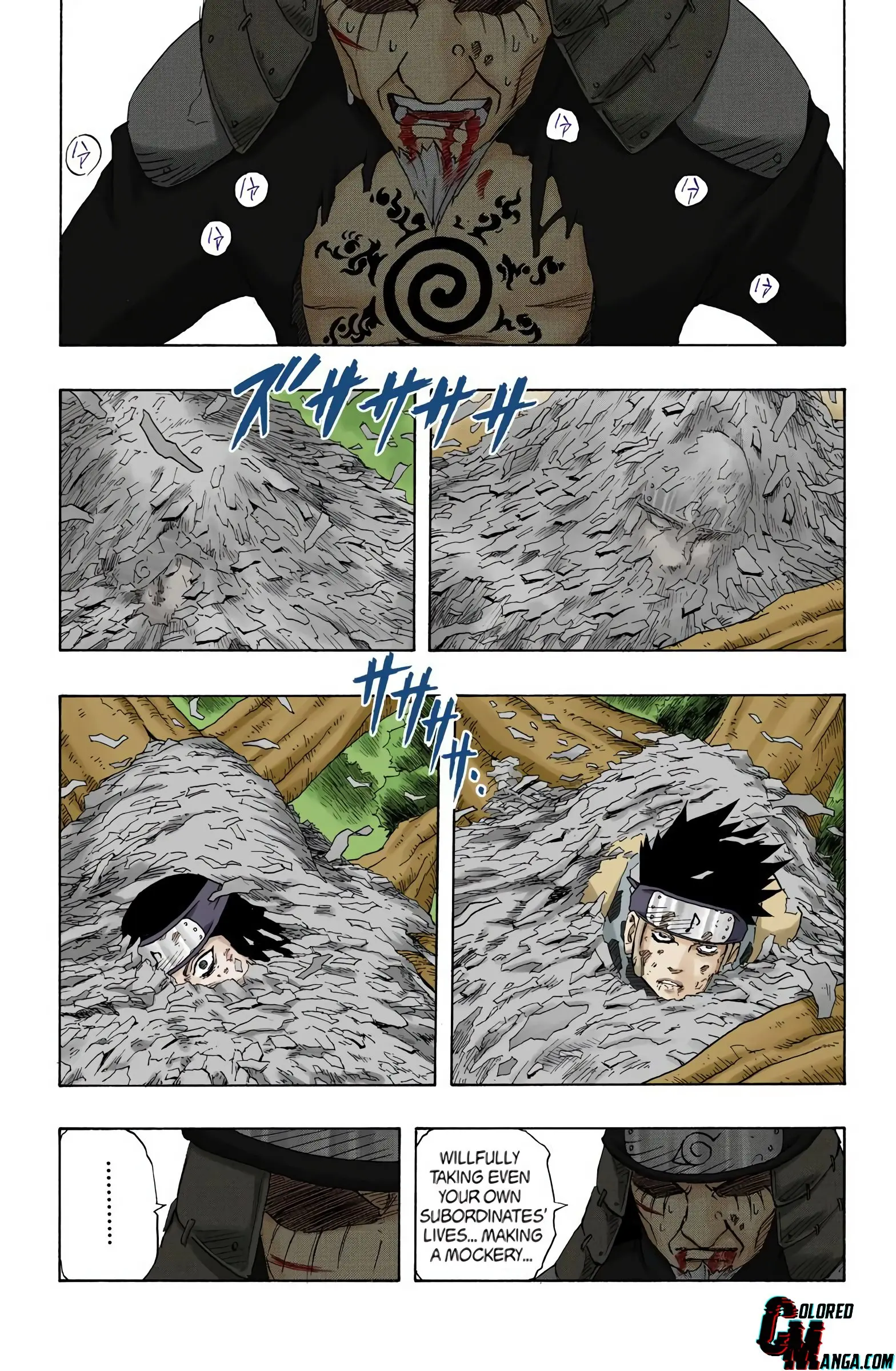 Naruto Colored Manga Online, chapter 123, page 13