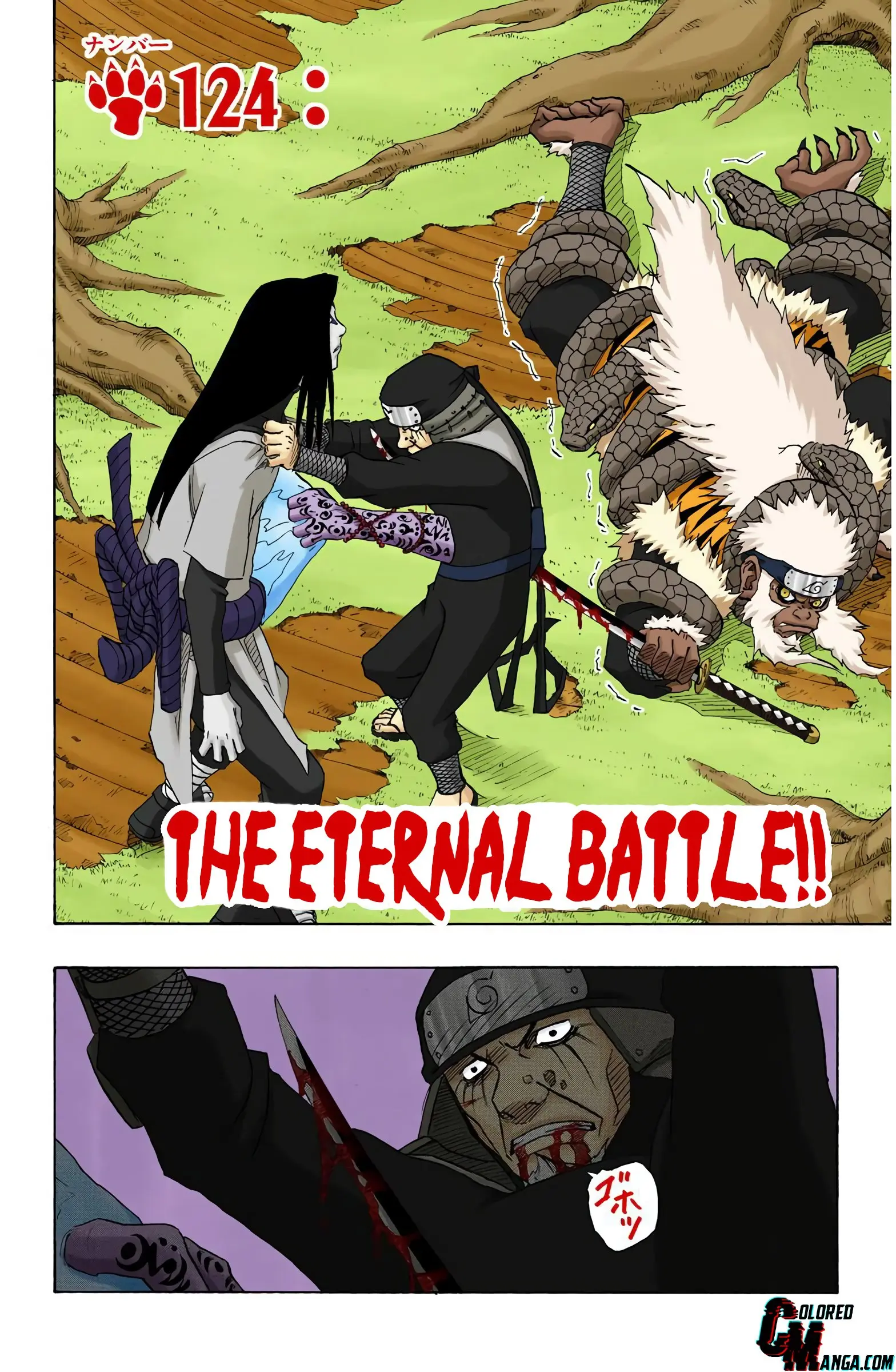 Naruto Colored Manga Online, chapter 124, page 2
