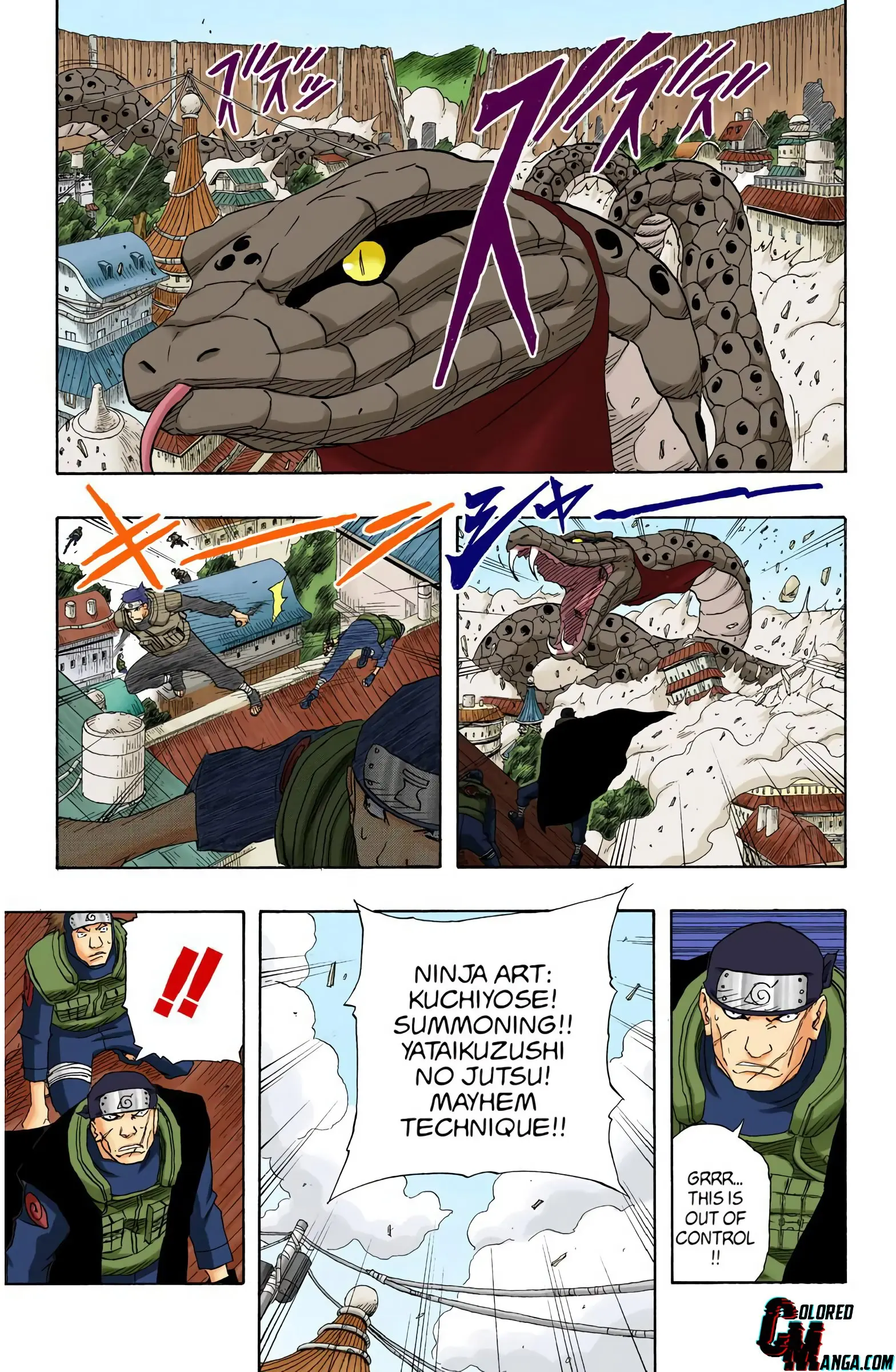 Naruto Colored Manga Online, chapter 124, page 9