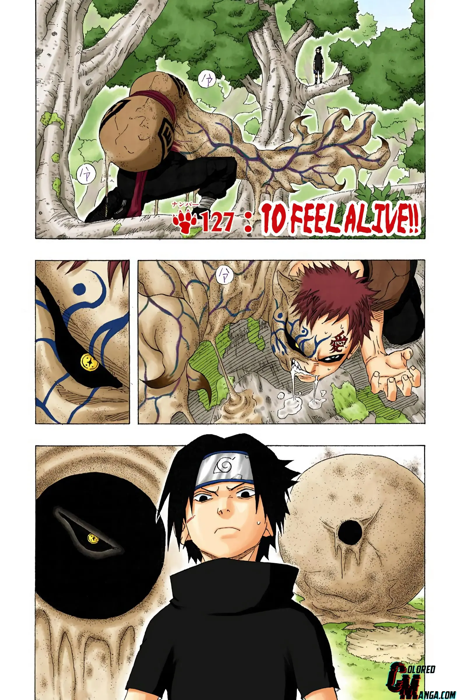 Naruto Colored Manga Online, chapter 127, page 3