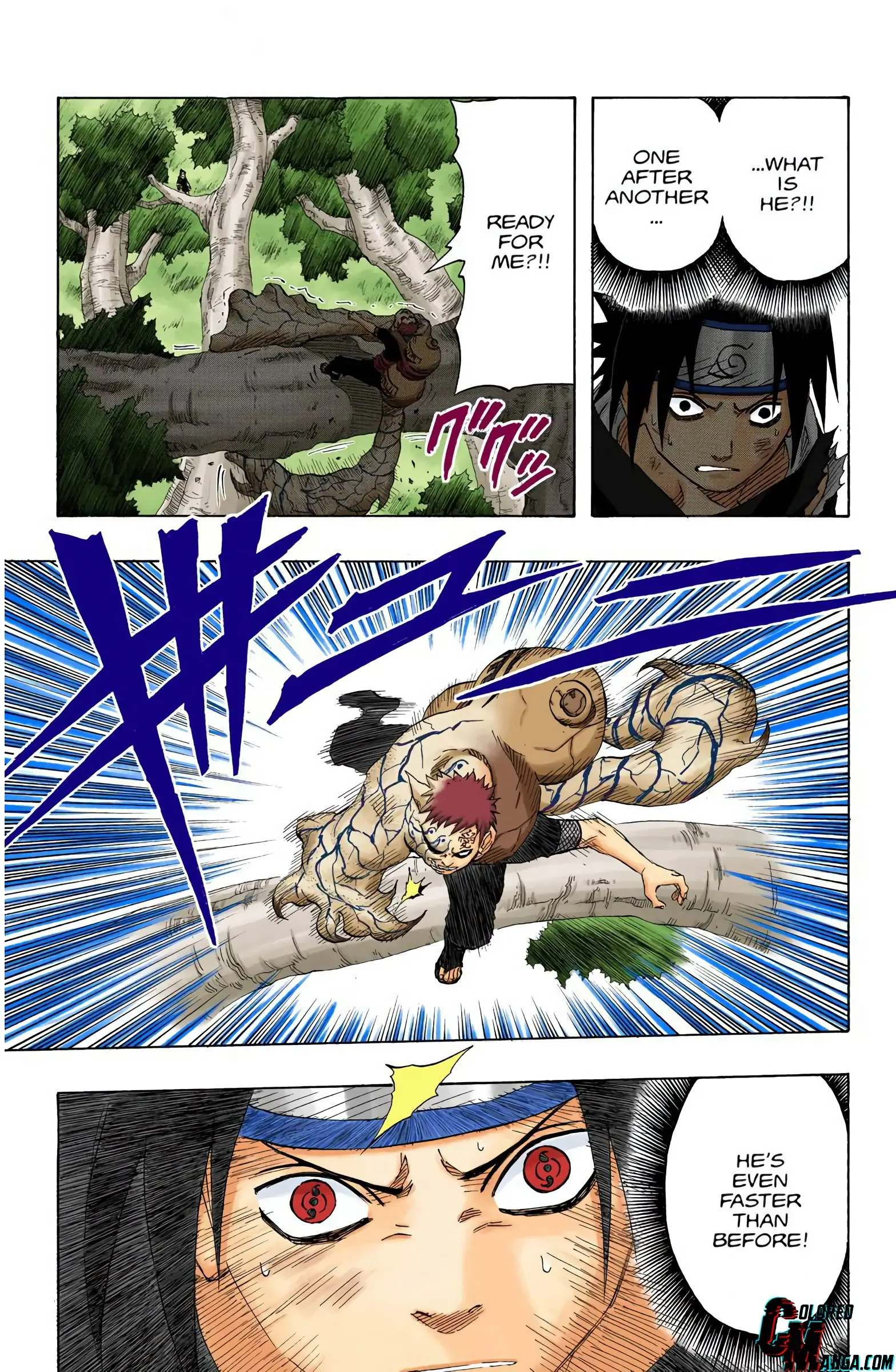 Naruto Colored Manga Online, chapter 128, page 3
