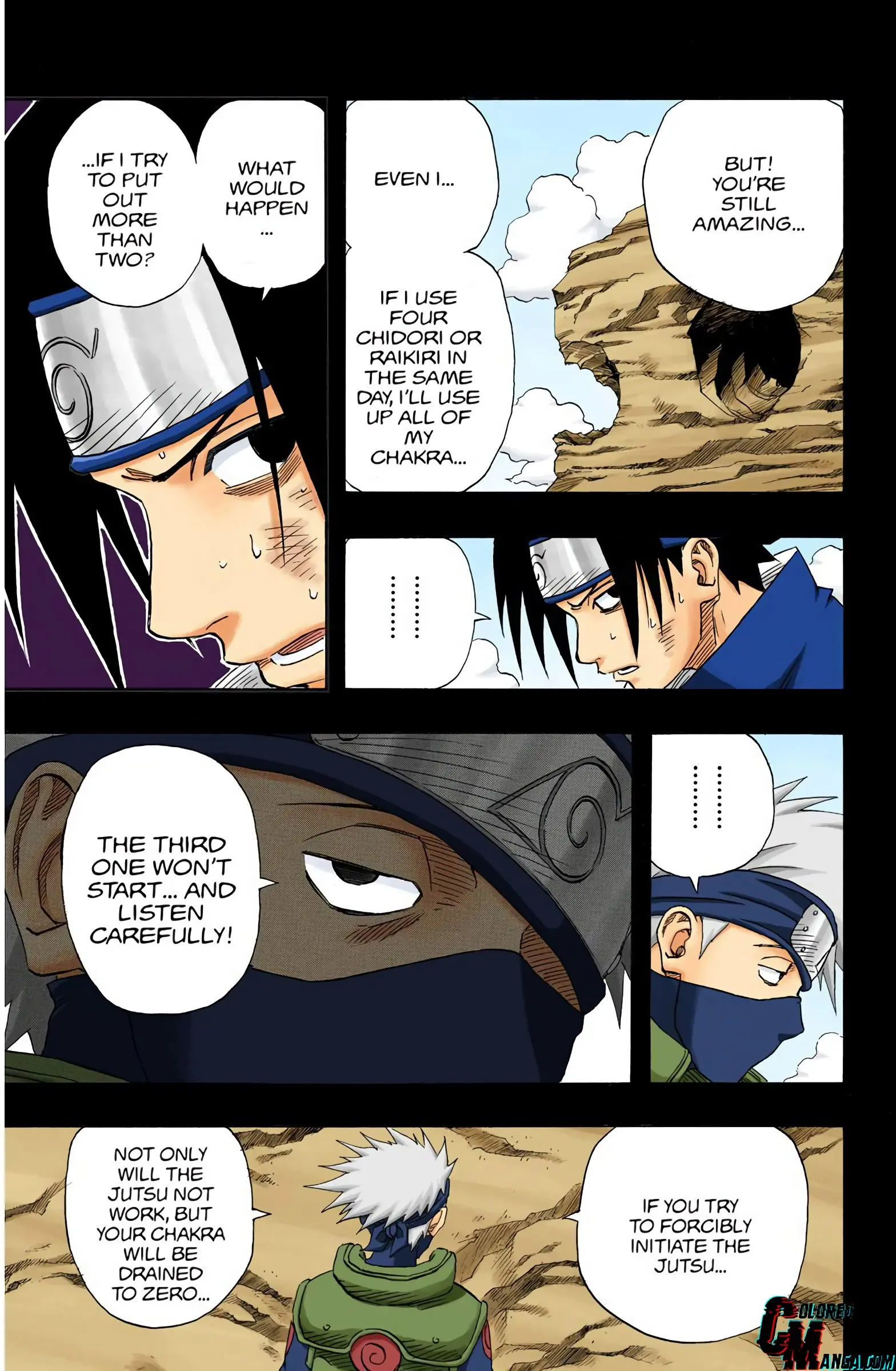 Naruto Colored Manga Online, chapter 128, page 8