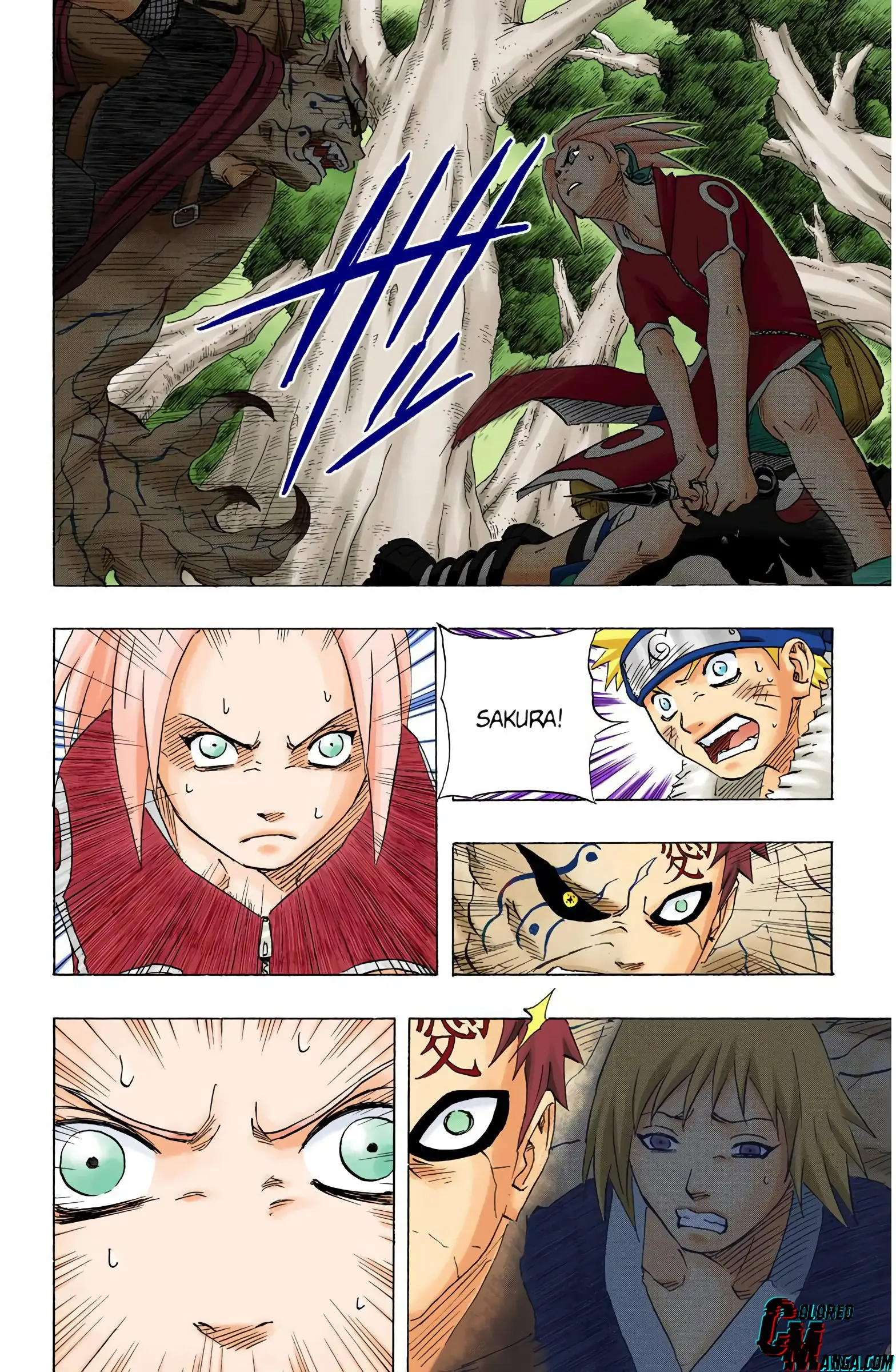 Naruto Colored Manga Online, chapter 129, page 8