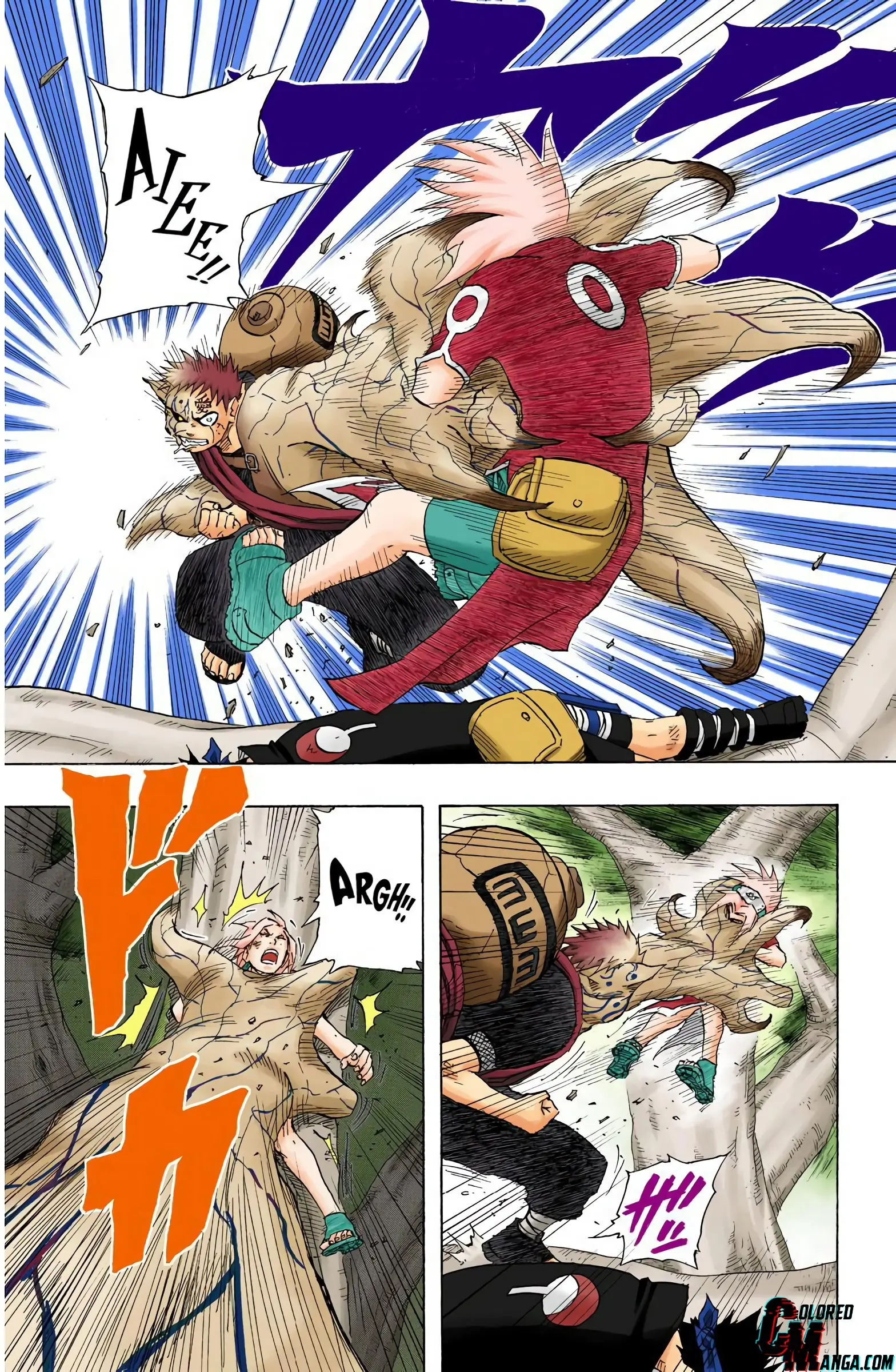 Naruto Colored Manga Online, chapter 129, page 9