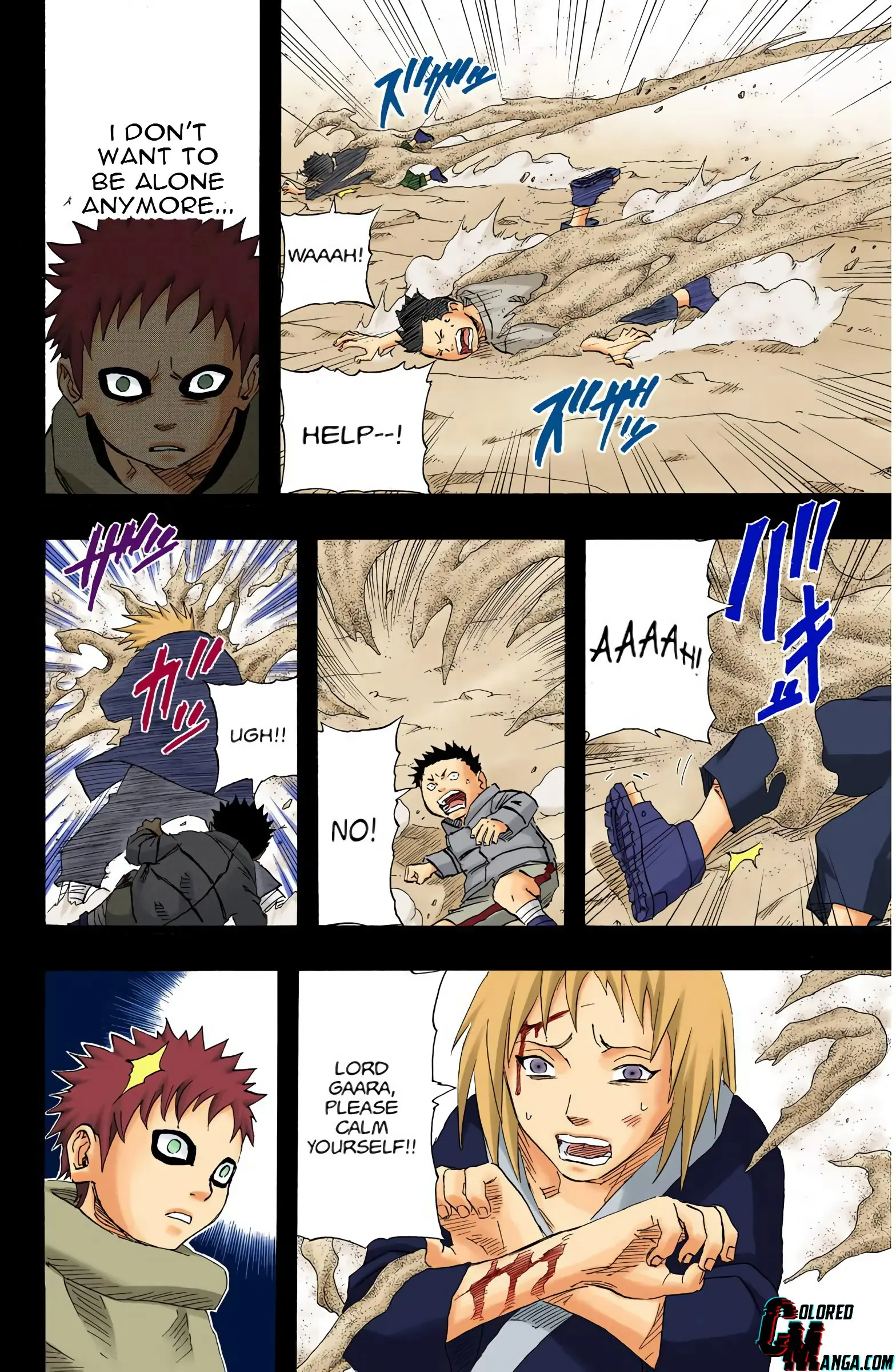 Naruto Colored Manga Online, chapter 129, page 16