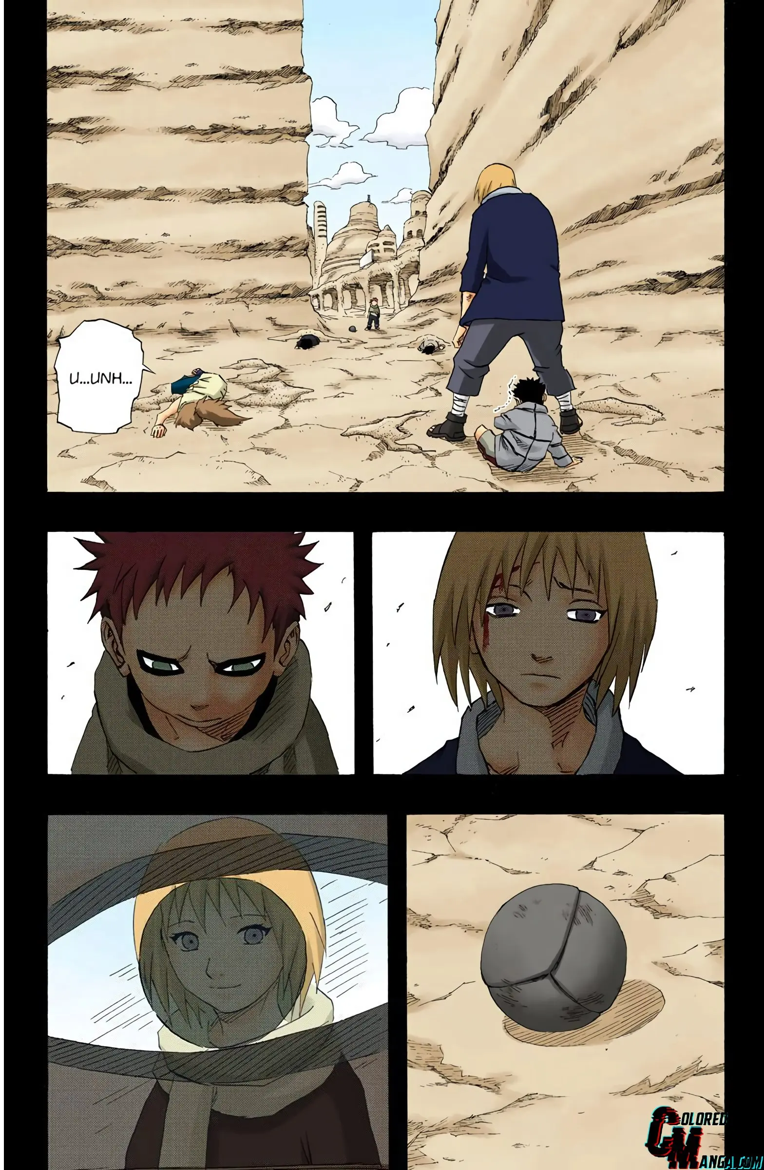 Naruto Colored Manga Online, chapter 129, page 17