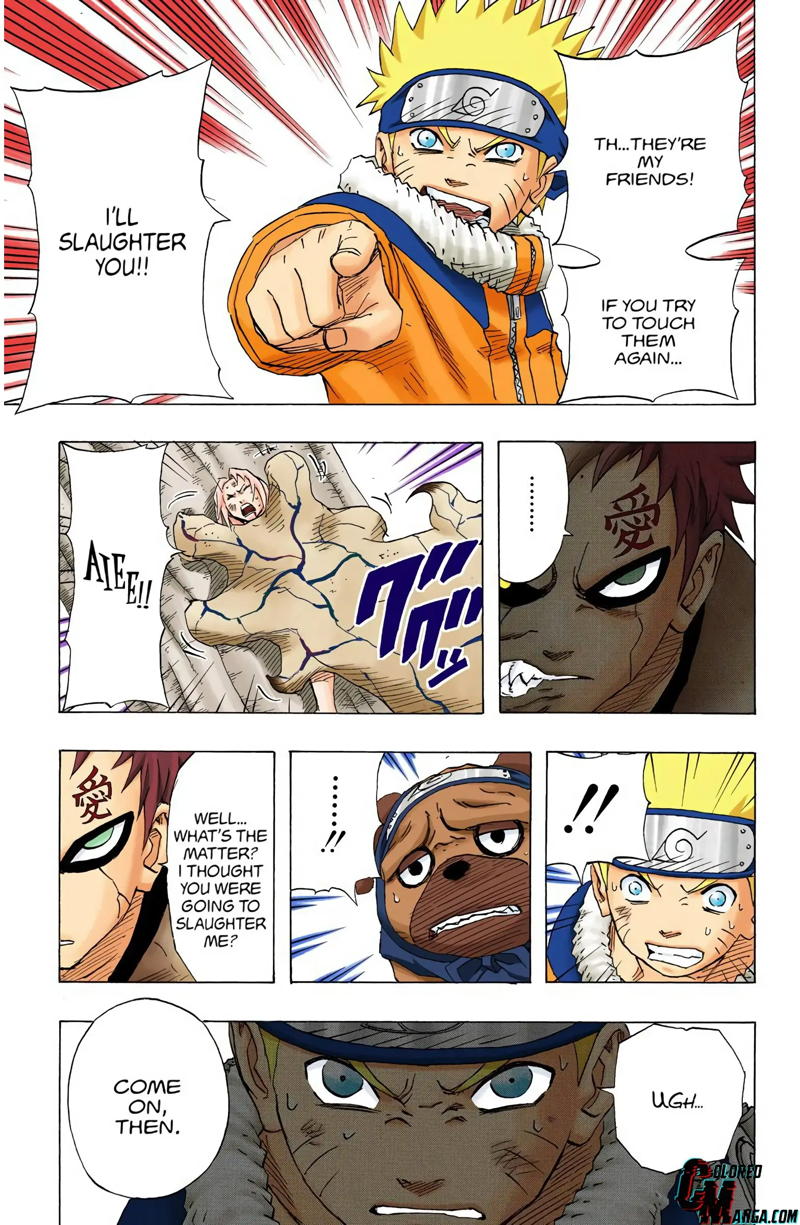 Naruto Colored Manga Online, chapter 131, page 15