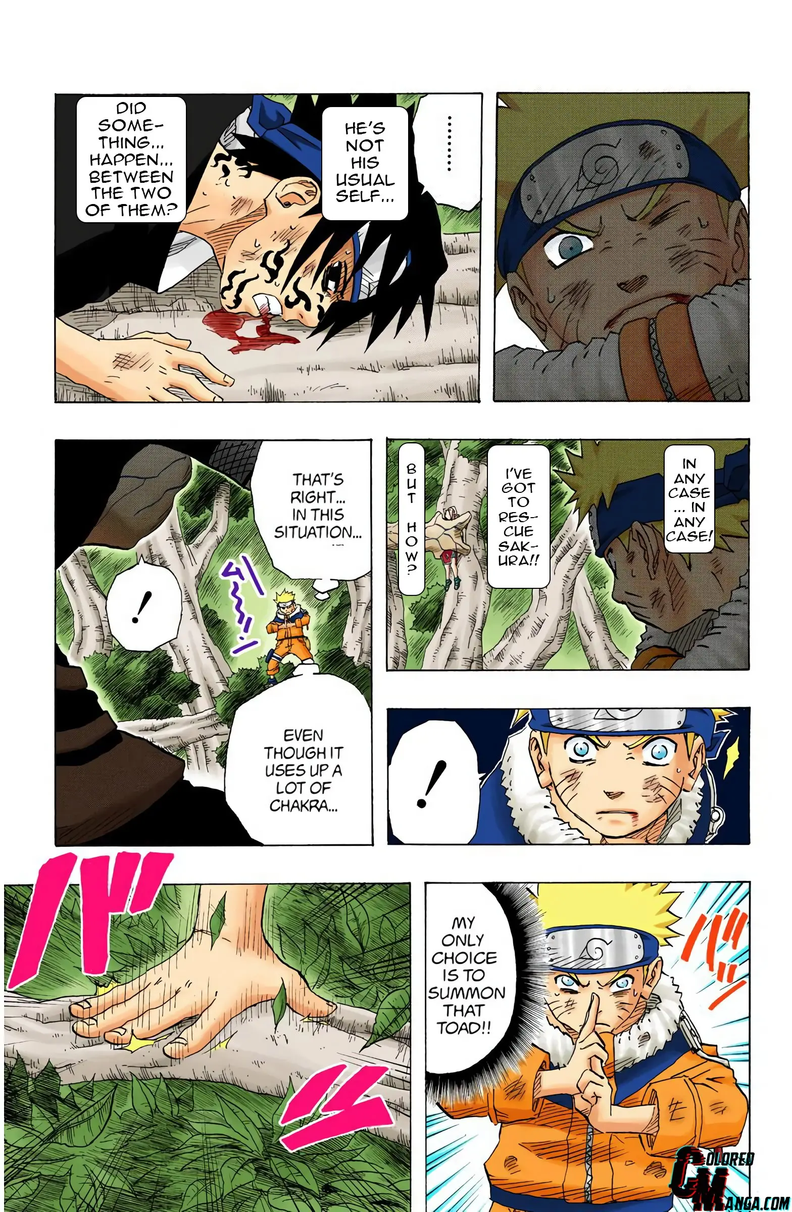 Naruto Colored Manga Online, chapter 131, page 17