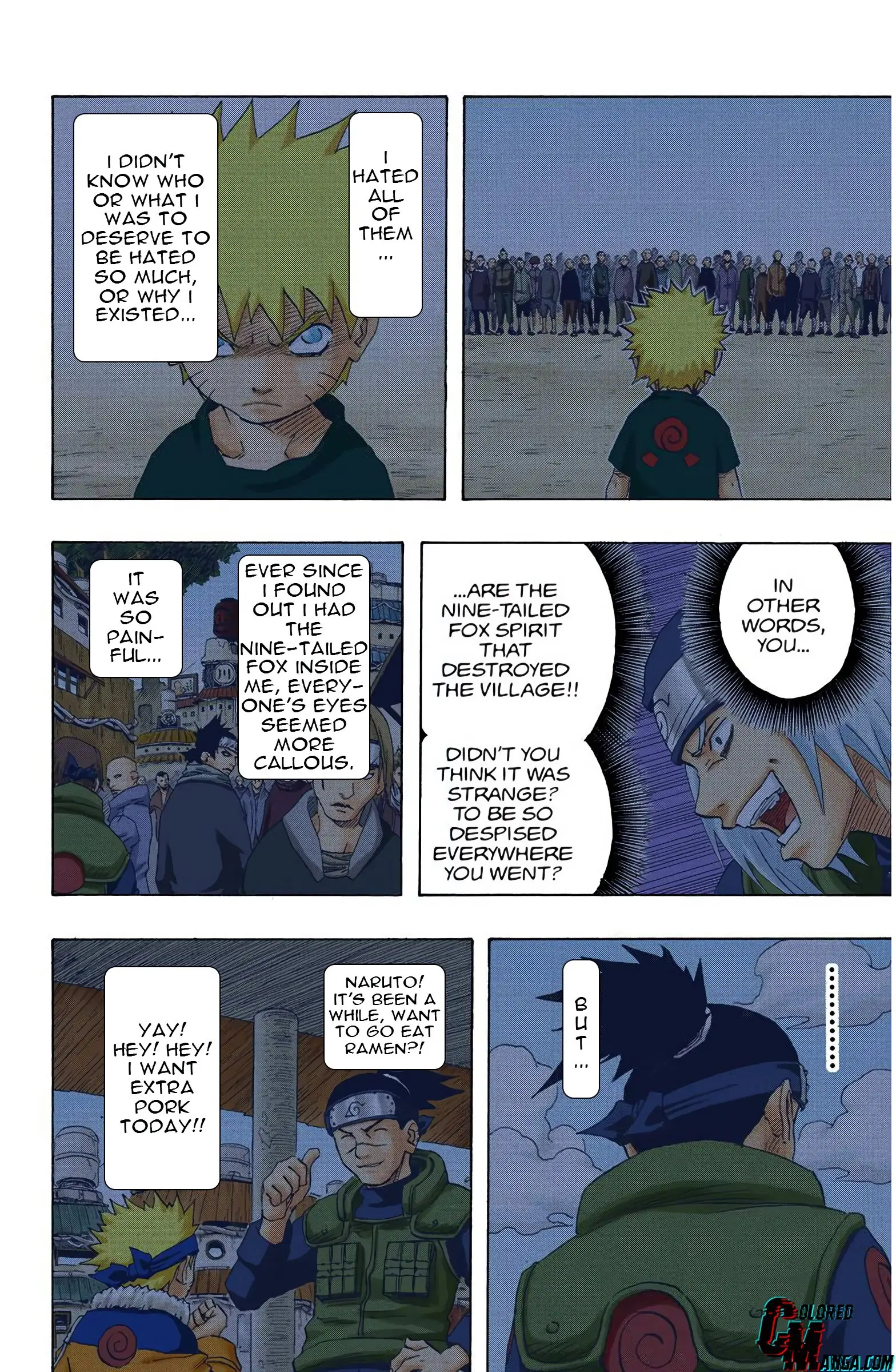 Naruto Colored Manga Online, chapter 132, page 8