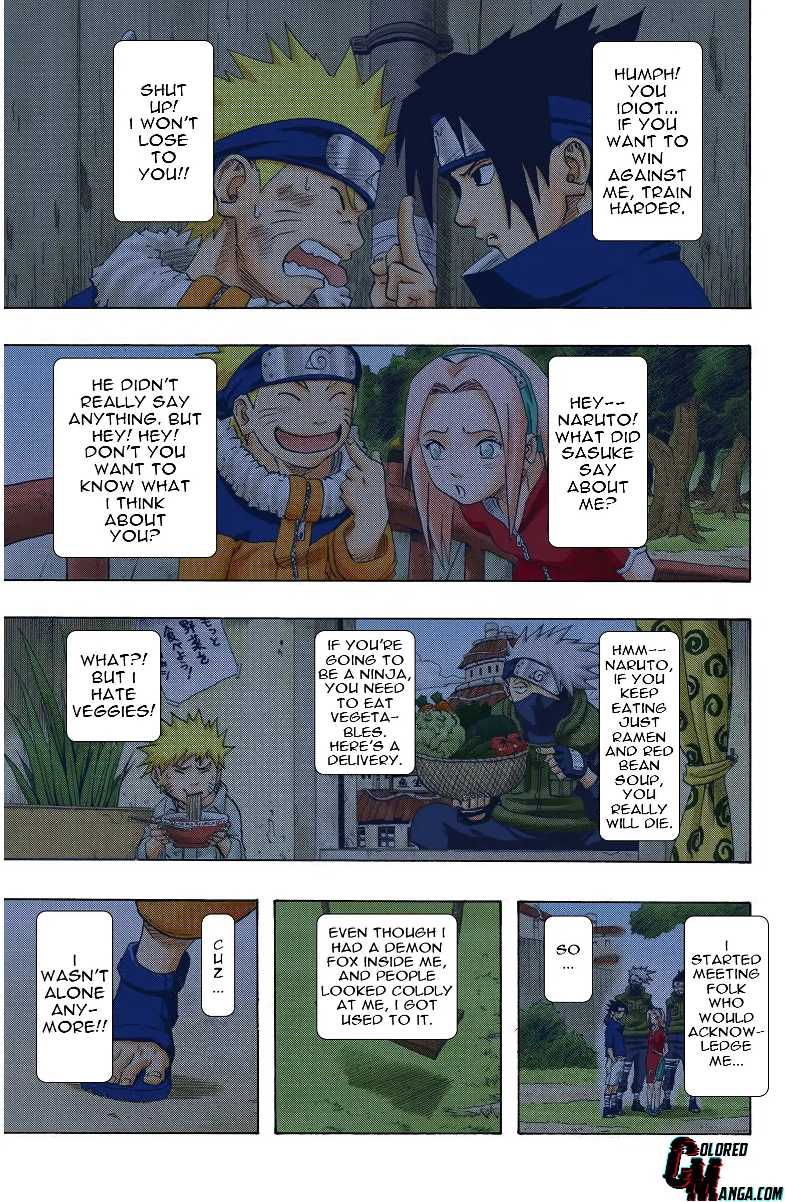 Naruto Colored Manga Online, chapter 132, page 9