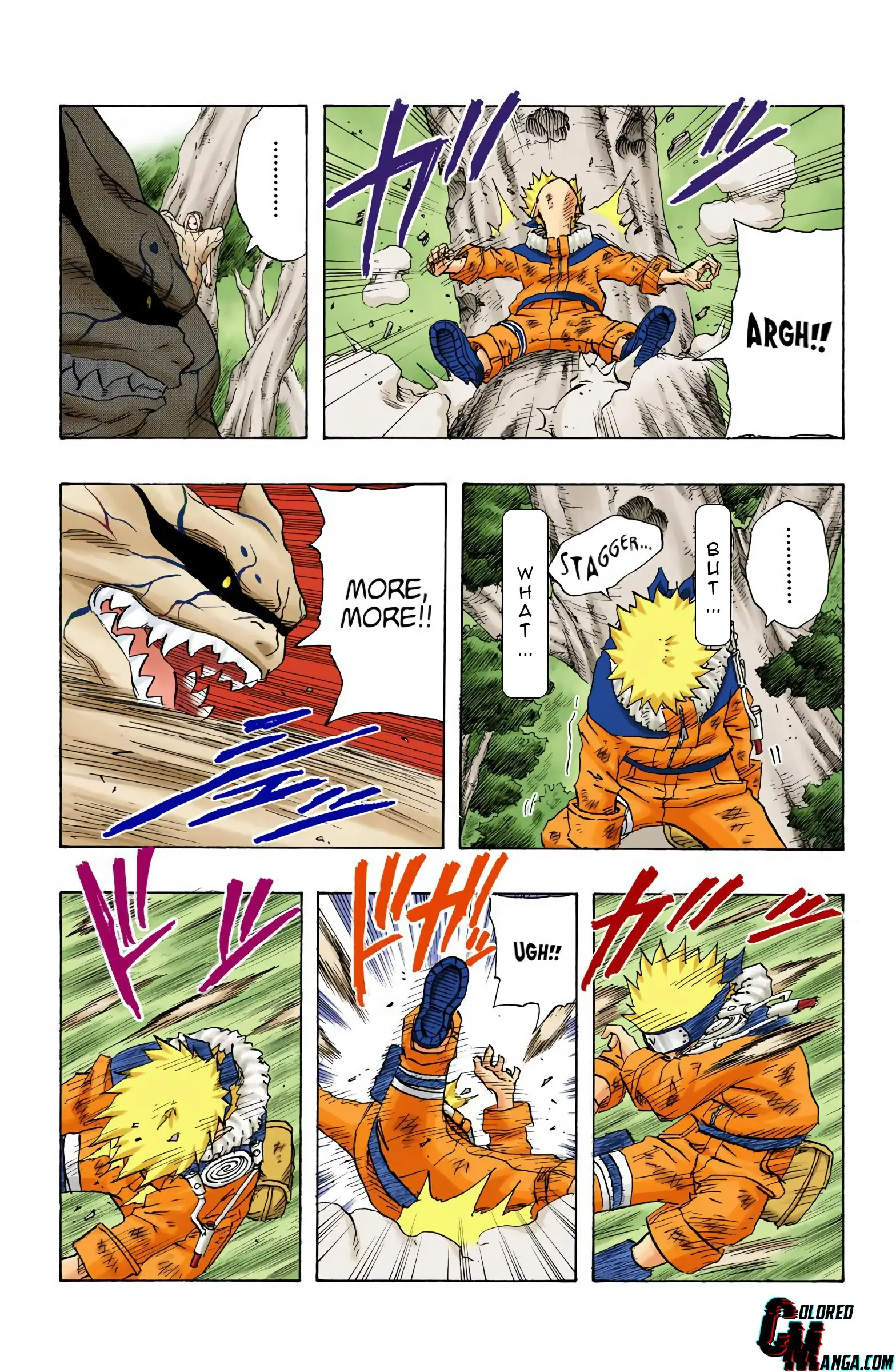 Naruto Colored Manga Online, chapter 132, page 17