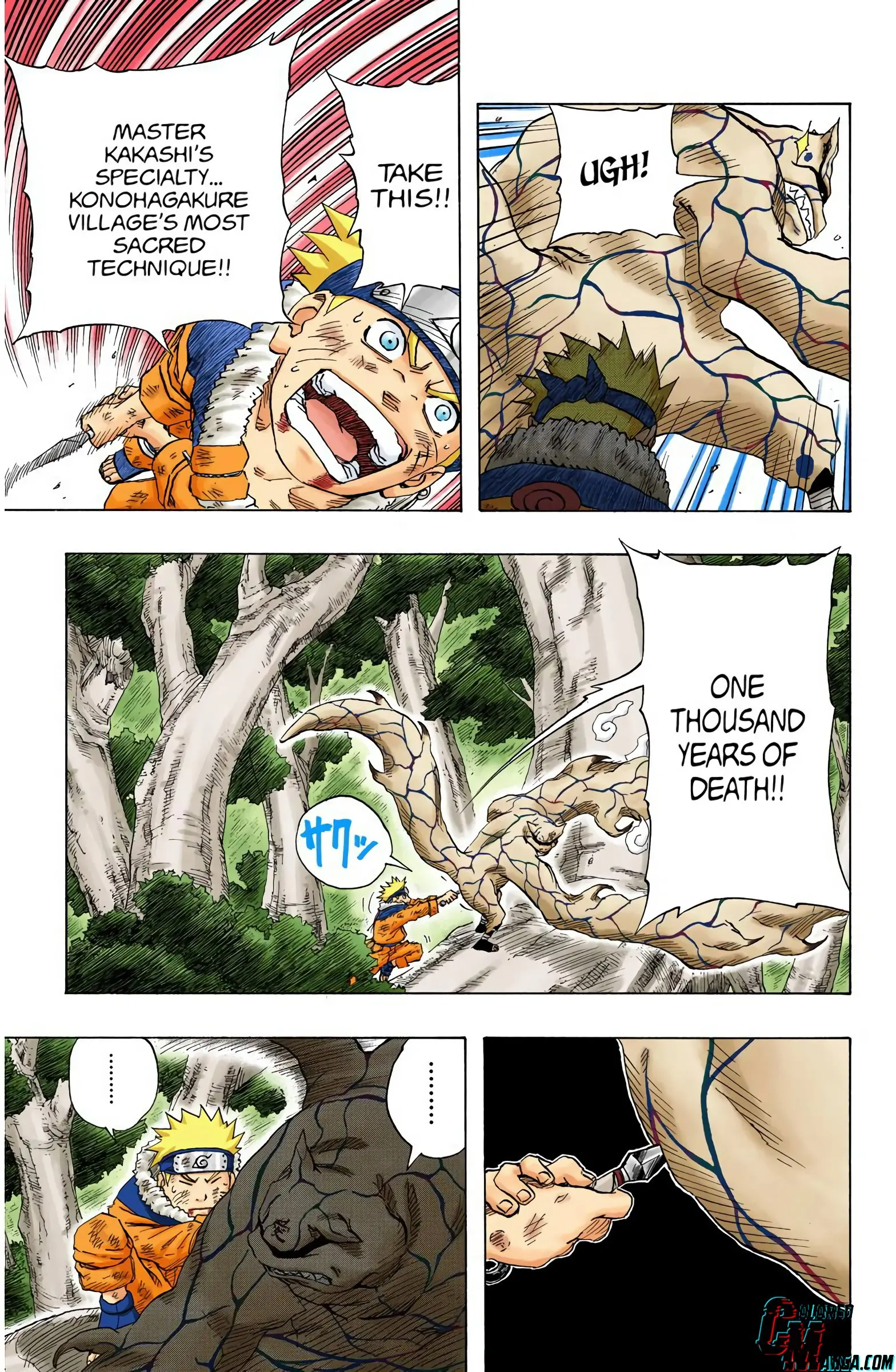 Naruto Colored Manga Online, chapter 133, page 7