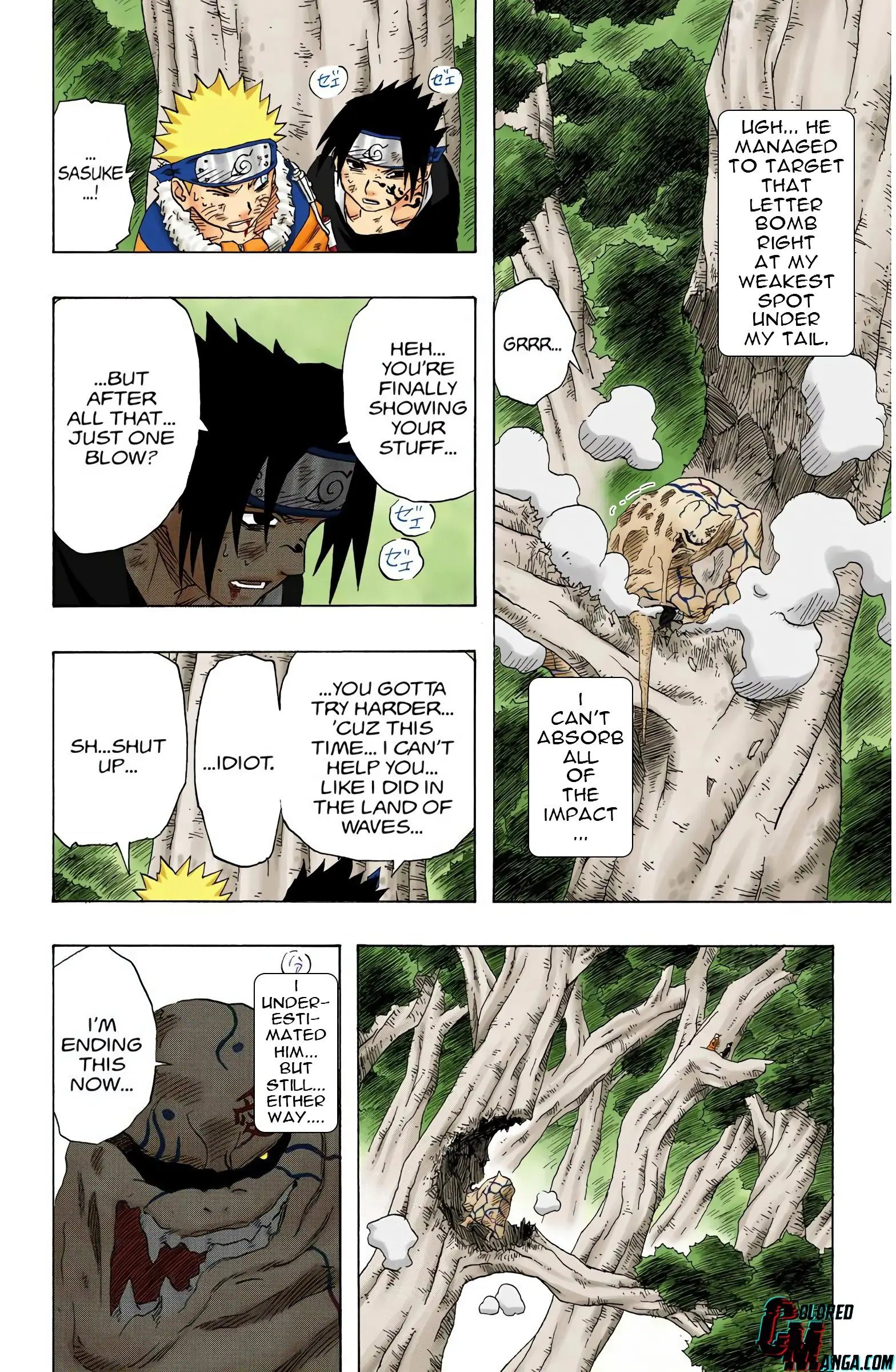 Naruto Colored Manga Online, chapter 133, page 10