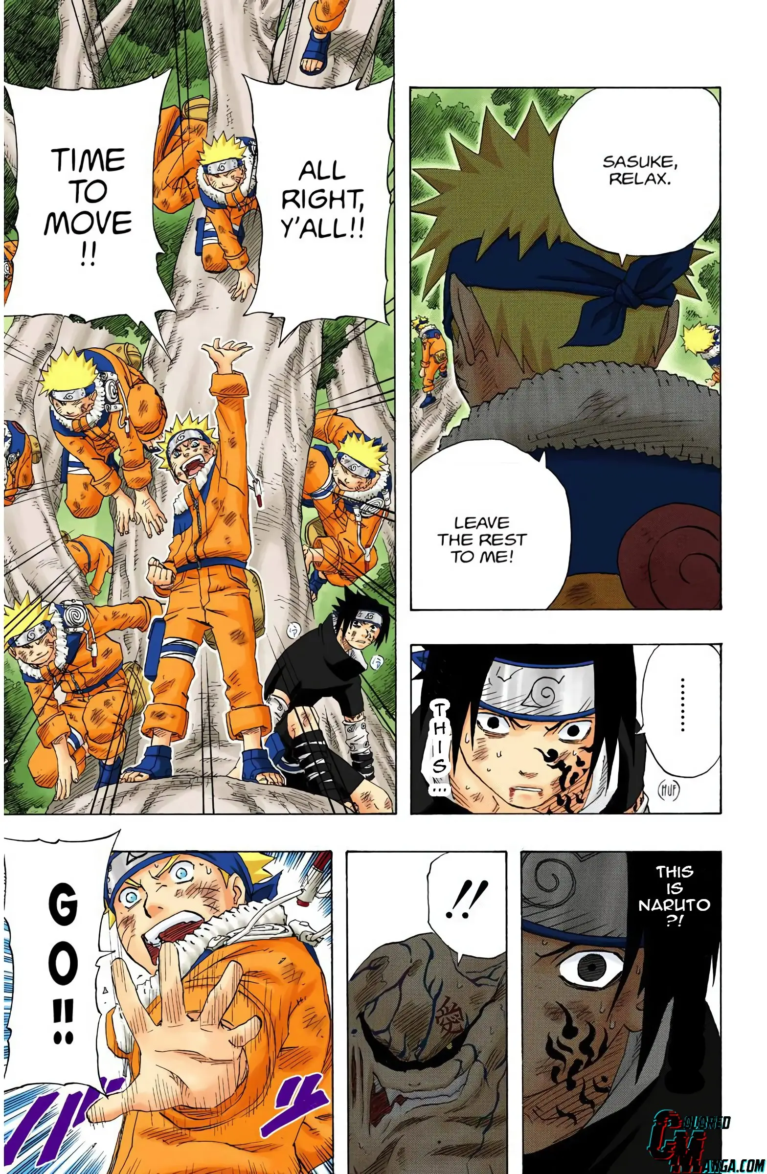 Naruto Colored Manga Online, chapter 134, page 3