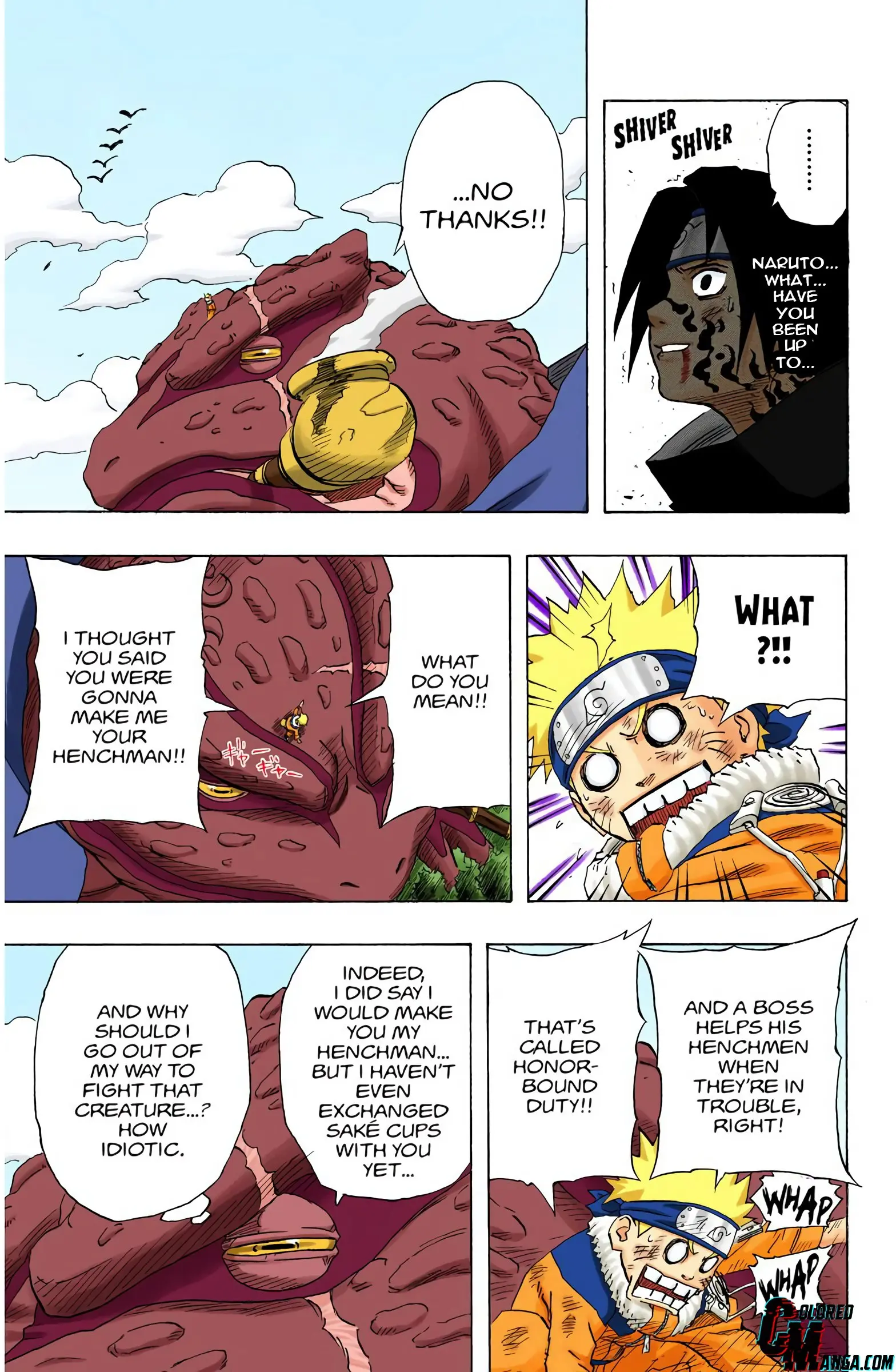 Naruto Colored Manga Online, chapter 134, page 16