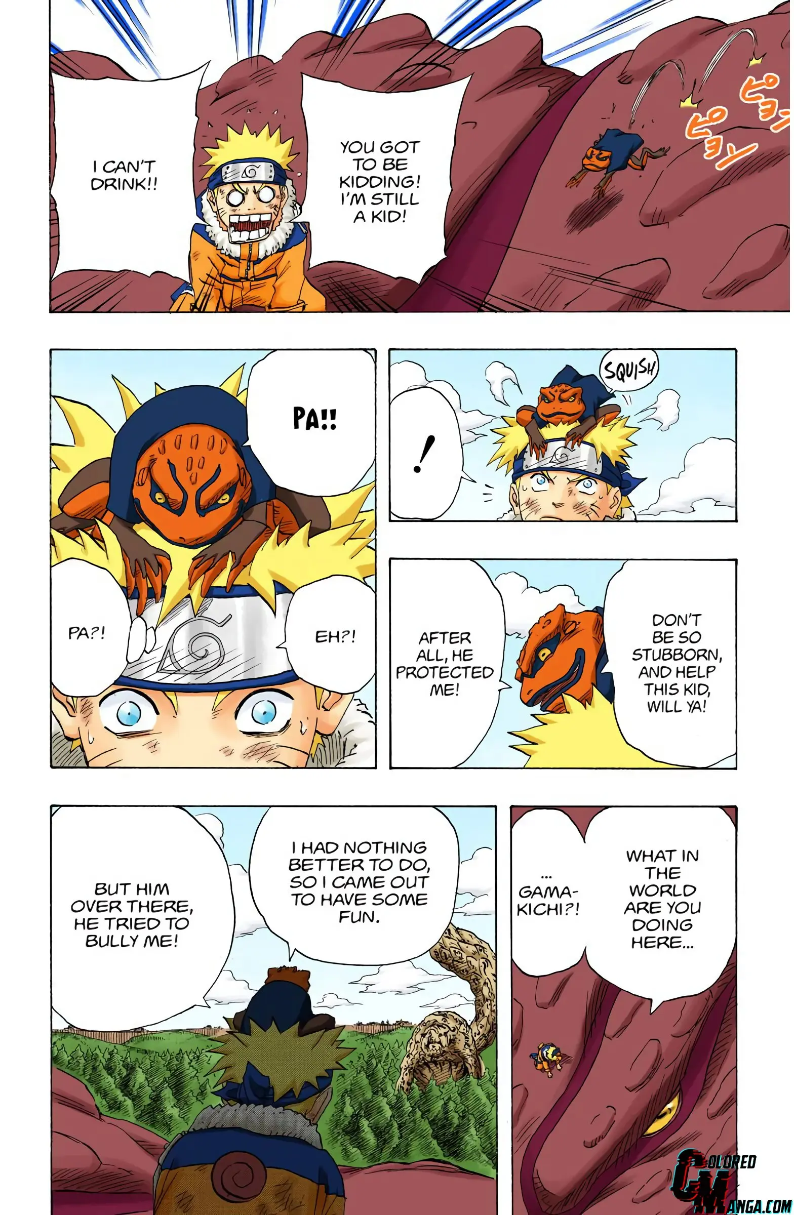 Naruto Colored Manga Online, chapter 134, page 17