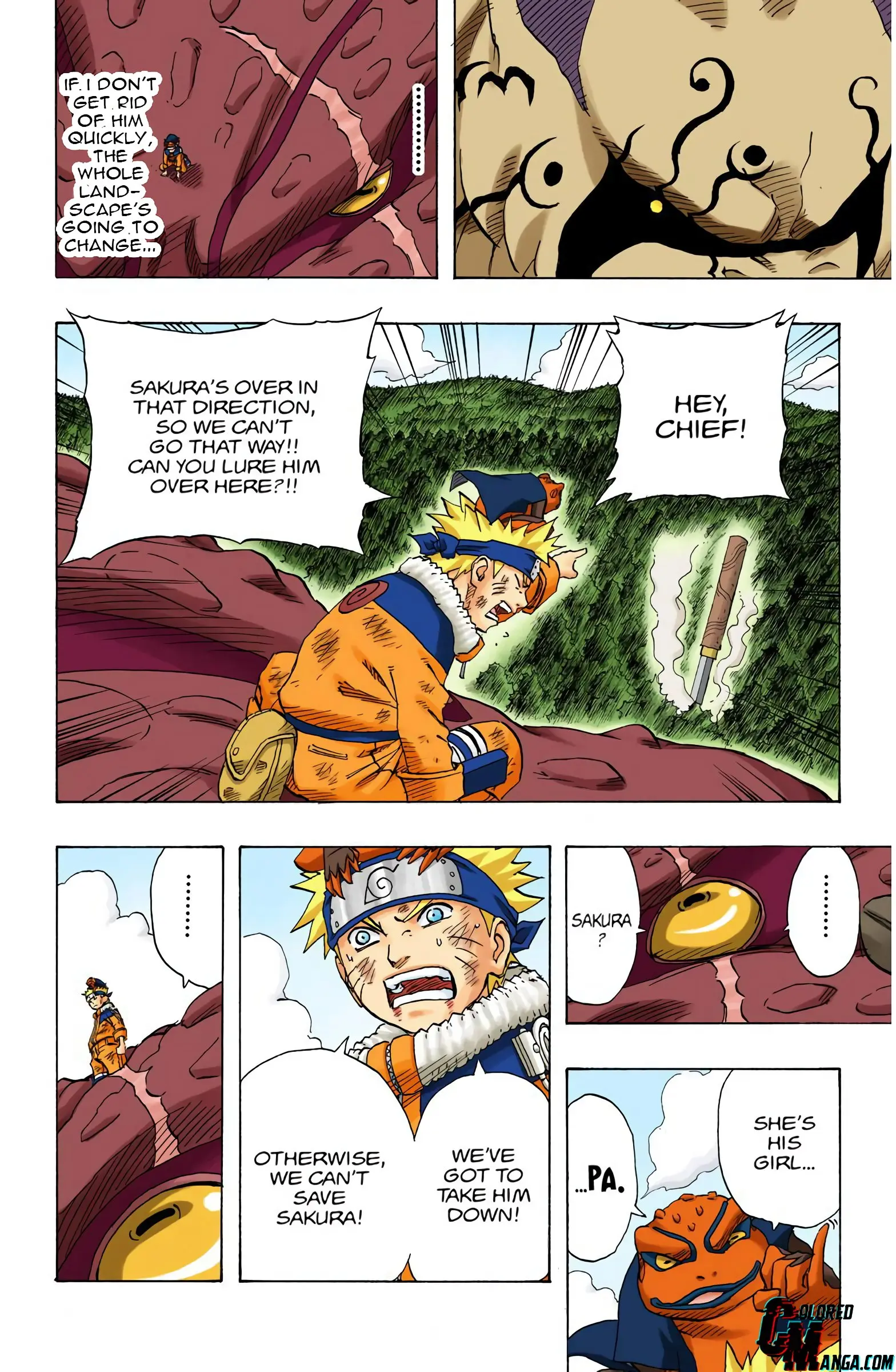Naruto Colored Manga Online, chapter 135, page 6