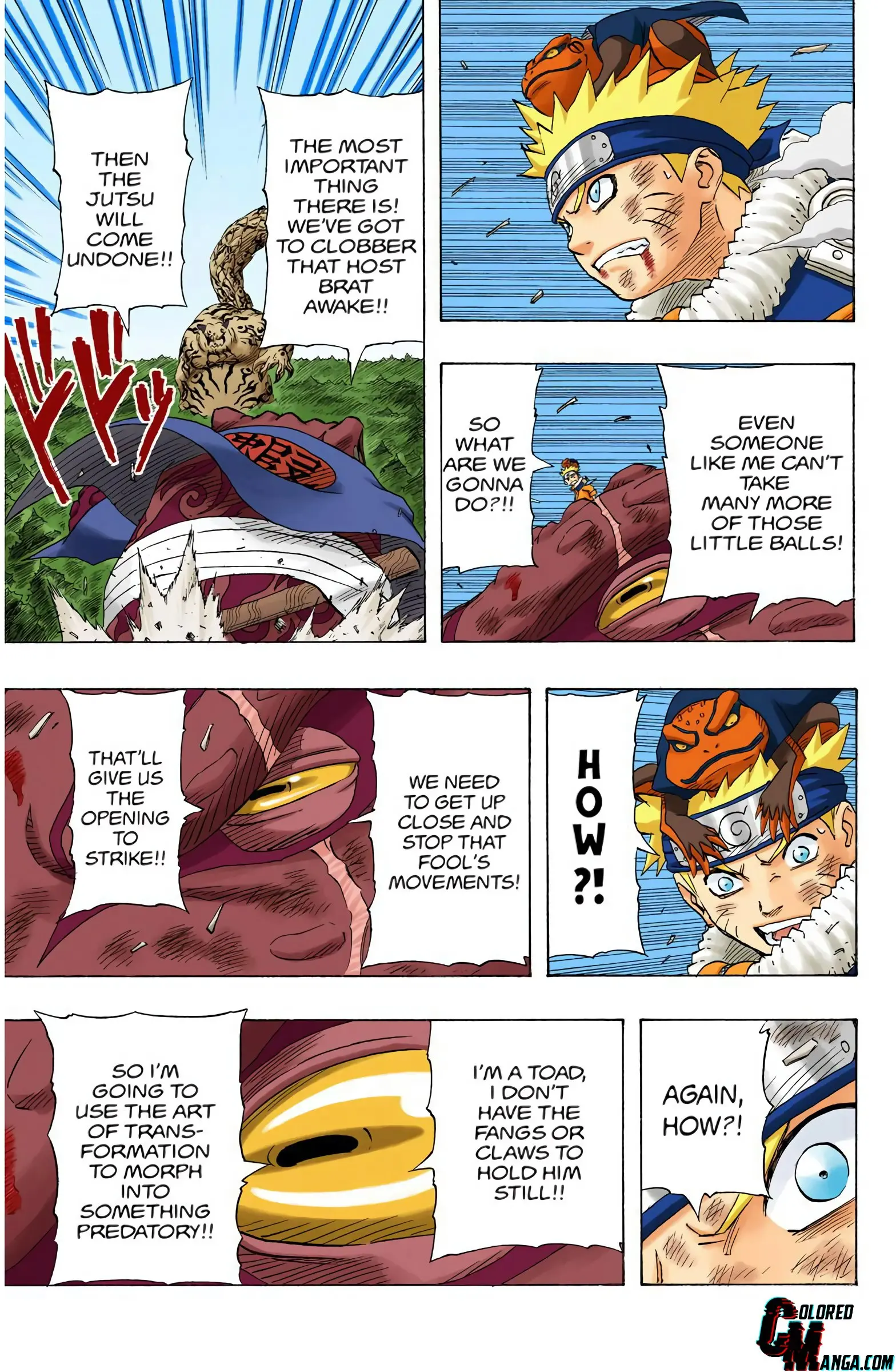 Naruto Colored Manga Online, chapter 135, page 15