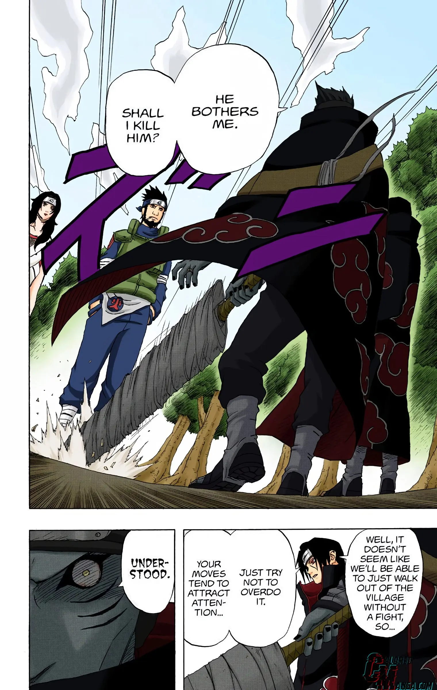 Naruto Colored Manga Online, chapter 141, page 6