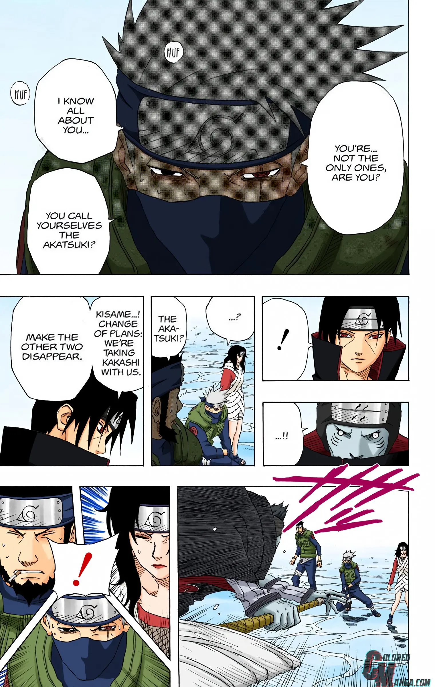 Naruto Colored Manga Online, chapter 143, page 9