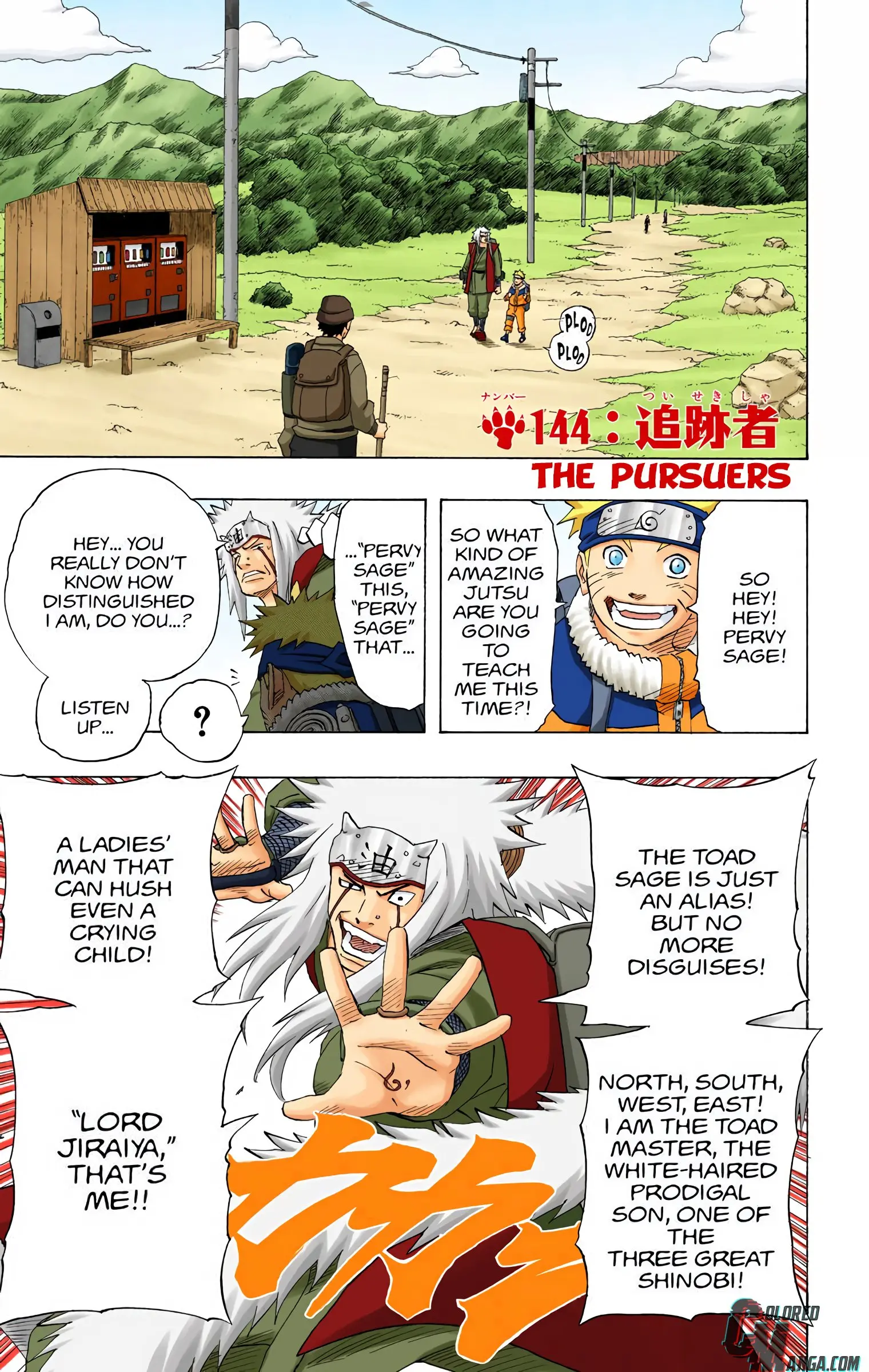 Naruto Colored Manga Online, chapter 144, page 1