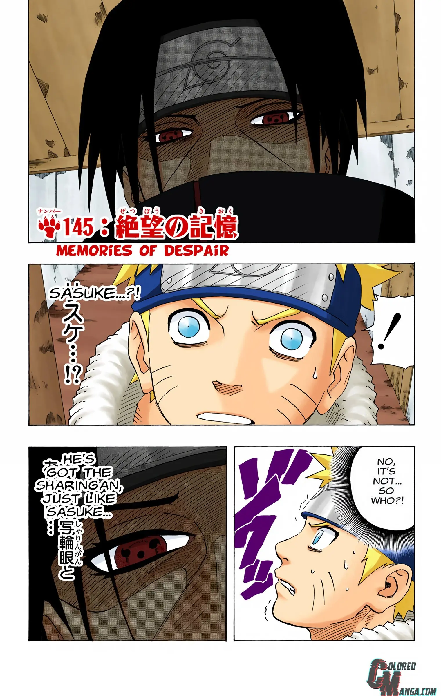Naruto Colored Manga Online, chapter 145, page 7
