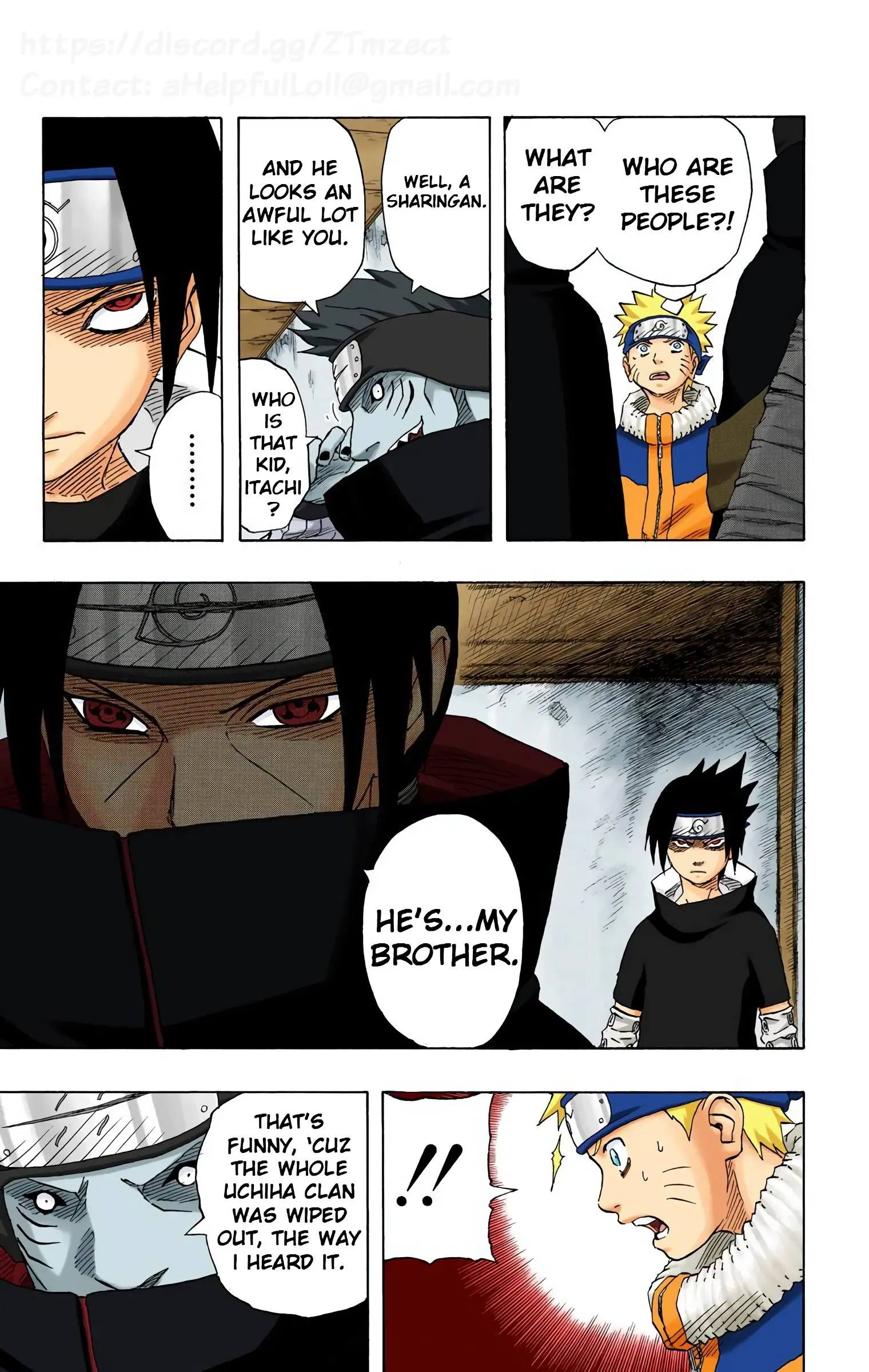 Naruto Colored Manga Online, chapter 146, page 3