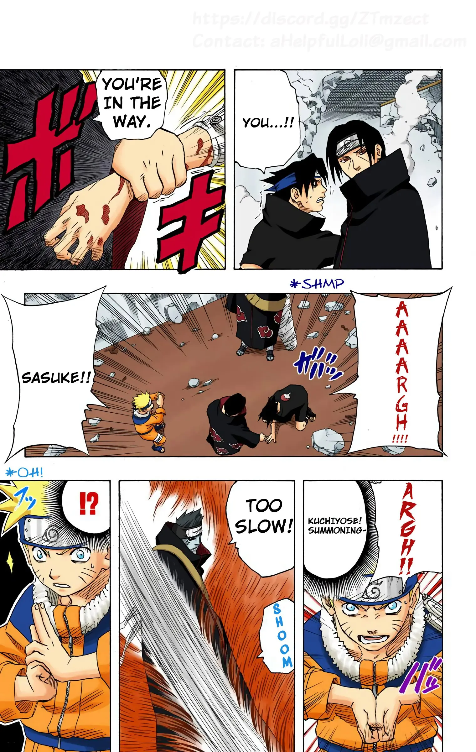 Naruto Colored Manga Online, chapter 146, page 16