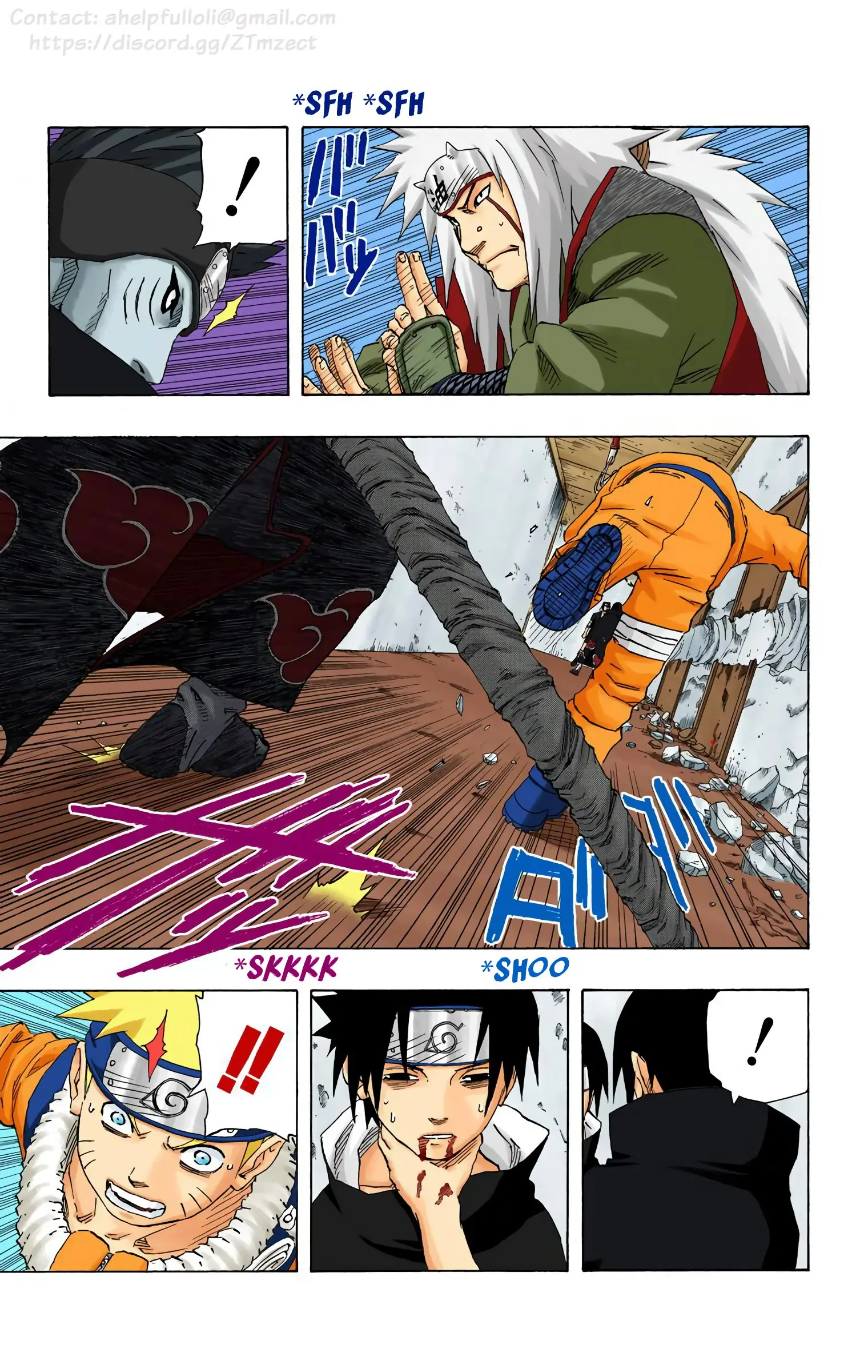 Naruto Colored Manga Online, chapter 147, page 17